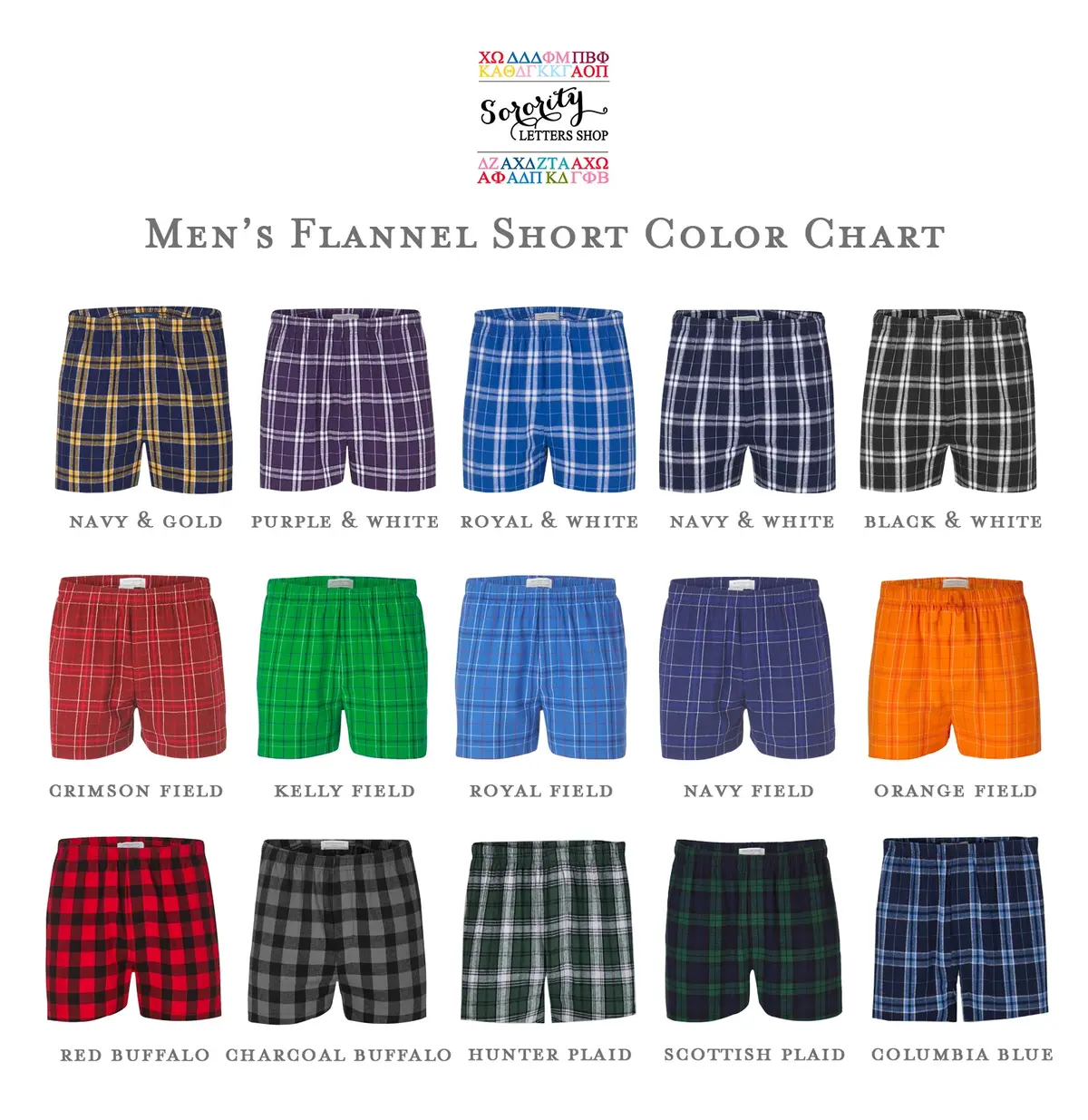 Pi Kappa Alpha Pajama Bottom Shorts - Pike Boxers 5