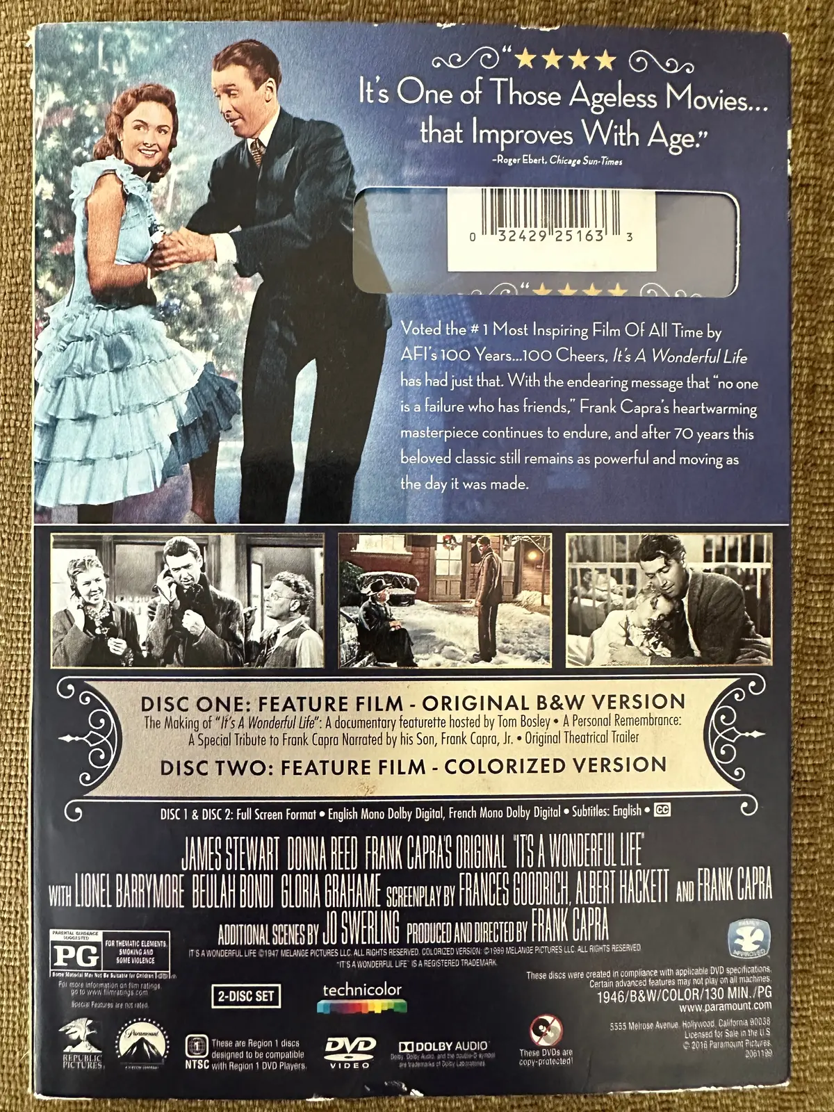 It’S A Wonderful Life, Platinum Anniversary Edition To Discs Dvd New 2