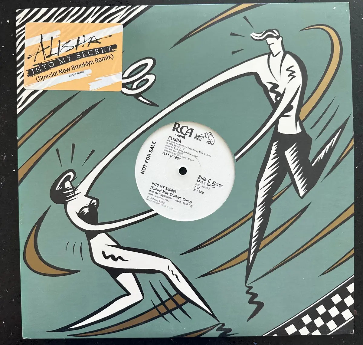 Alisha - Into My Secret (Promo 12" Single) Lp Vinyl - Used 1
