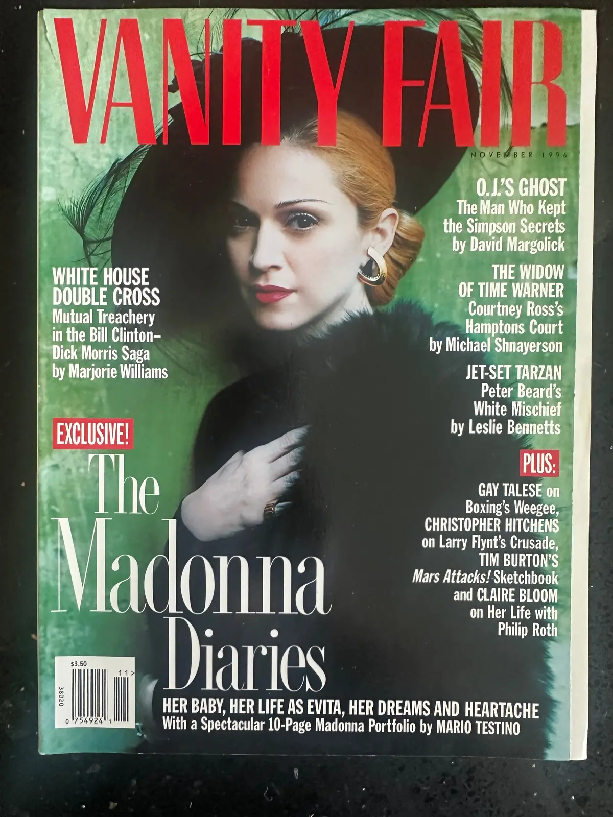 Madonna- Vanity Fair (Evita) Magazine (Usa Orders Only) 1