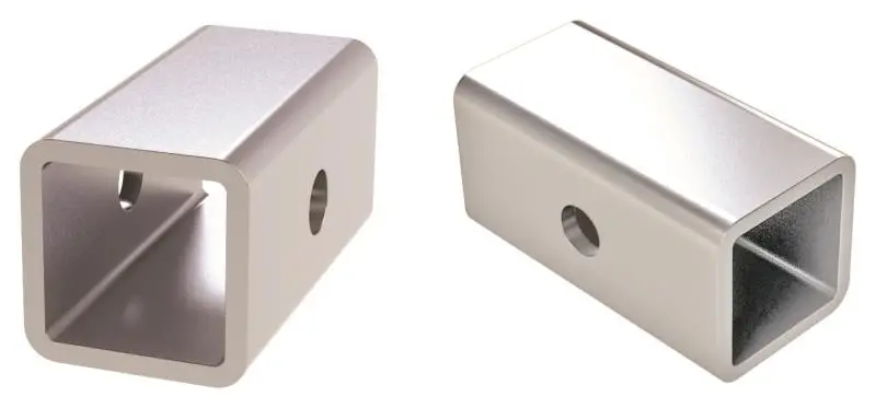 3800 Andersen Reduction Sleeve For All 2-1/2" Receivers, (2-1/2" X 2" Aluminum) 1