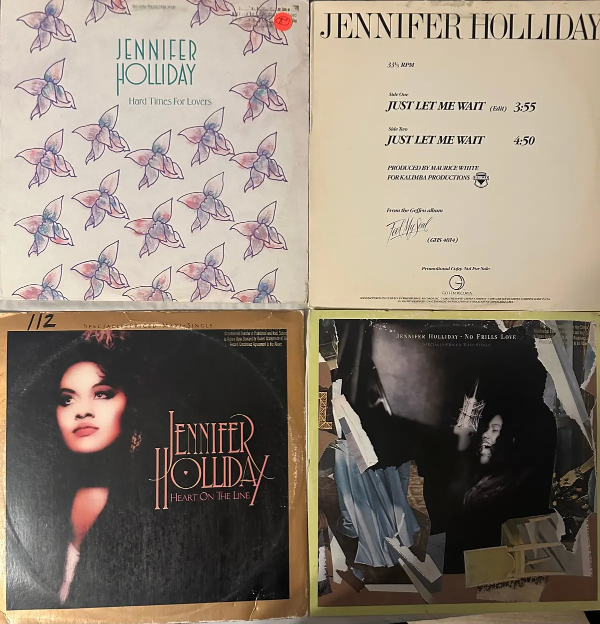 Jennifer Holliday -  Set Of Four 12" Singles Lp Vinyl  - Used 1
