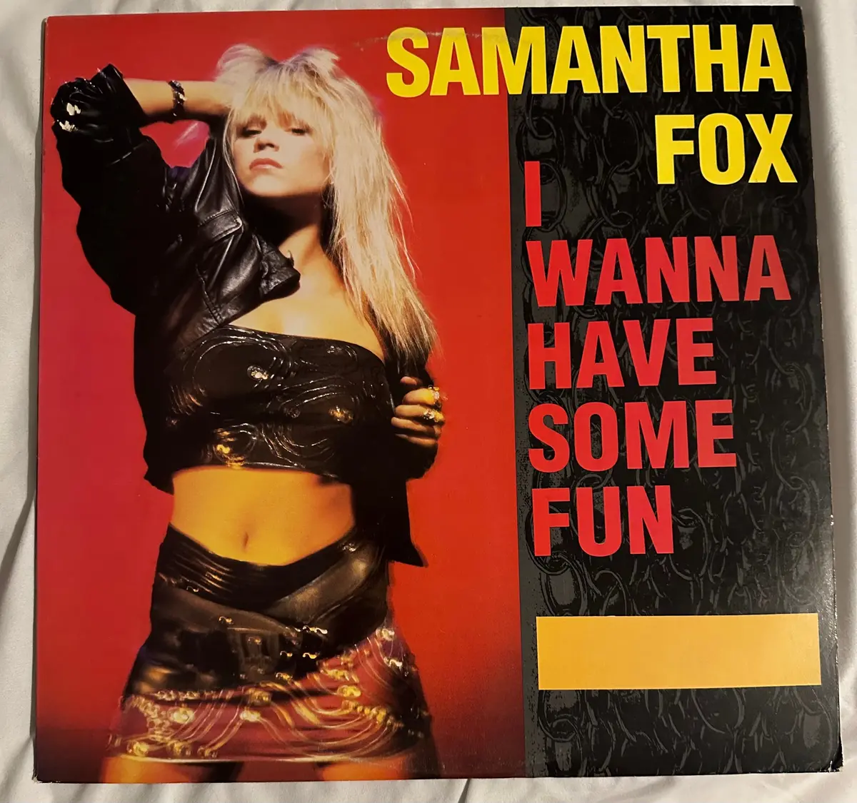 Samantha Fox - I Wanna Have Some Fun - 12" Single Lp Vinyl - Used 1