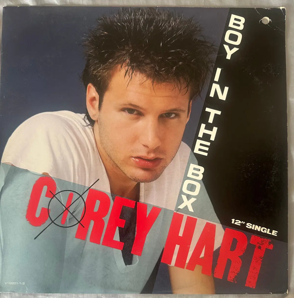 Corey Hart 12" Single Lp Vinyl Boy In The Box 80S Used Promo Hole 1