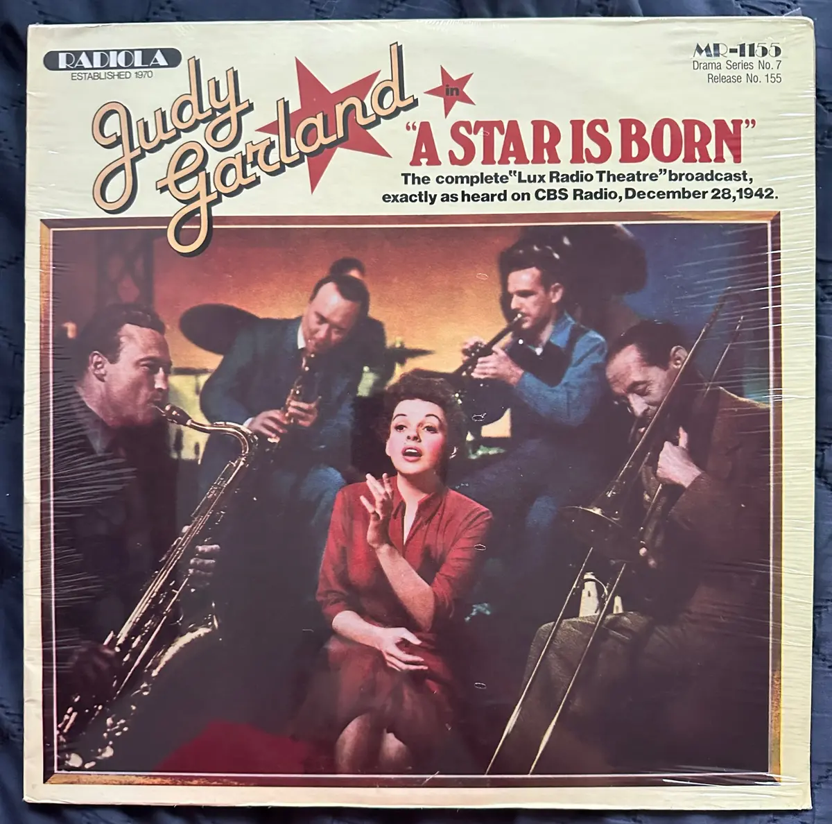 Judy Garland - A Star Is Born Radio Broadcast 1942 Lp Vinyl - New/Sealed 1