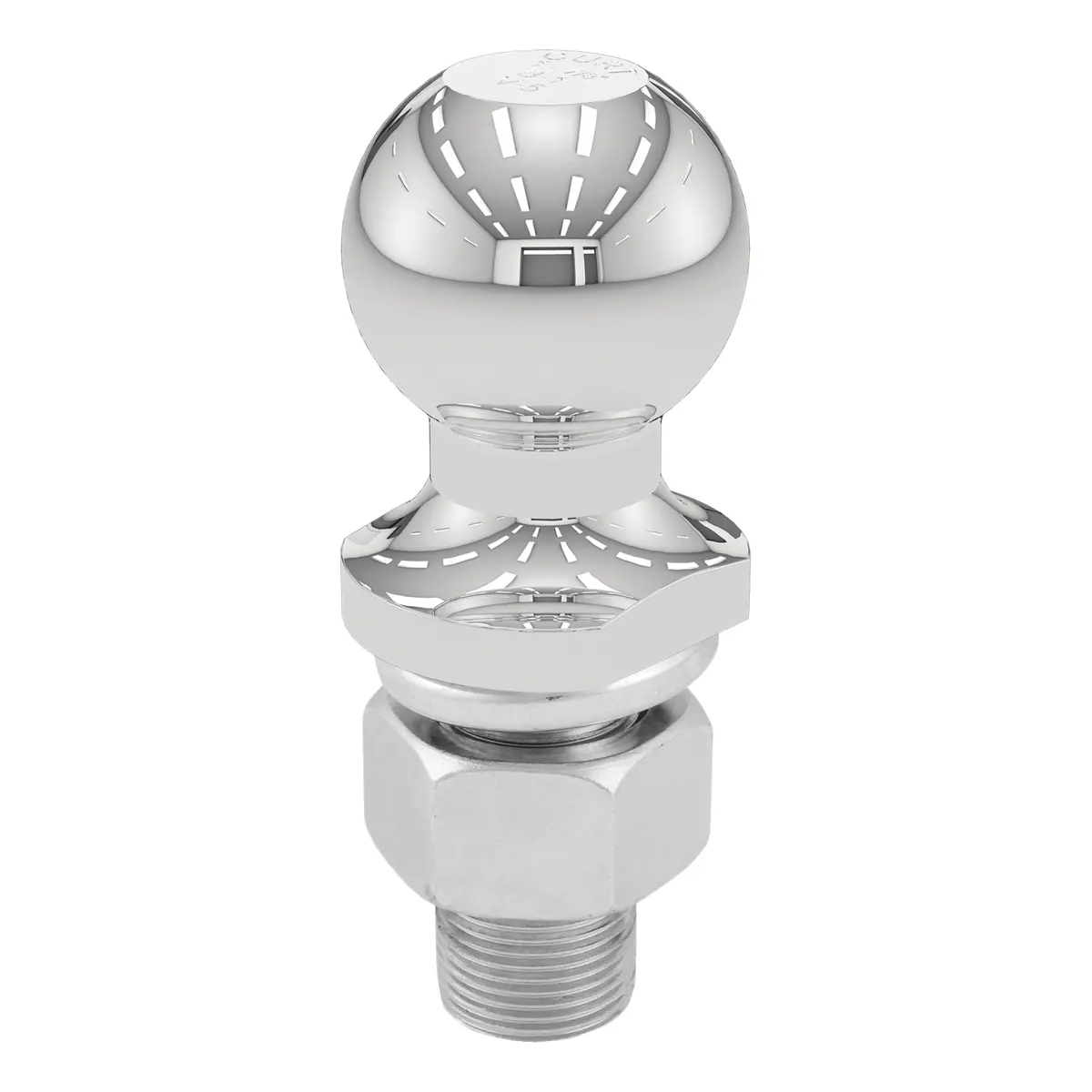 Curt 40002 Chrome Trailer Hitch Ball, 3,500 Lbs., 1-7/8-Inch Diameter Tow Ball With 1-Inch X 2-1/8-Inch Shank 1