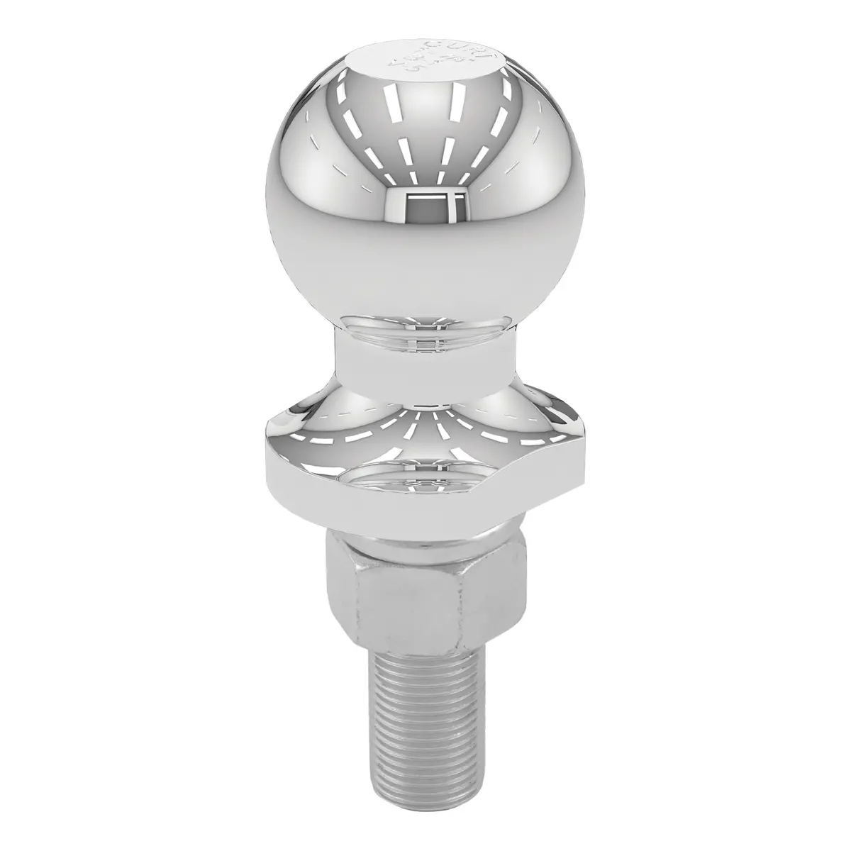 Curt 40015 Chrome Trailer Hitch Ball, 2,000 Lbs., 1-7/8-Inch Diameter Tow Ball With 3/4-Inch X 2-1/8-Inch Shank 1