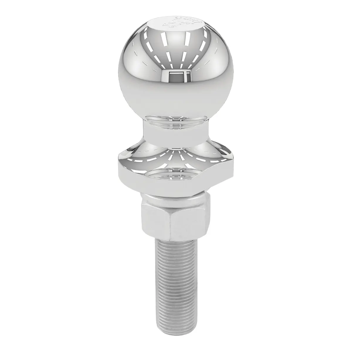 Curt 40016 Chrome Trailer Hitch Ball, 2,000 Lbs., 1-7/8-Inch Diameter Tow Ball With 3/4-Inch X 3-Inch Shank 1