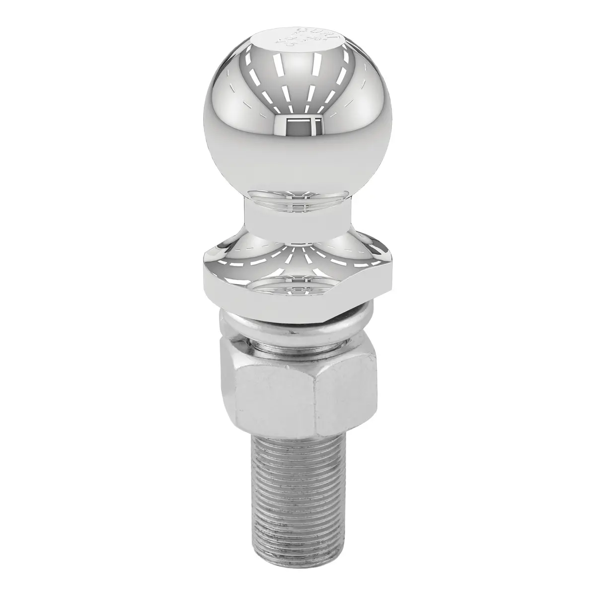 Curt 40017 Chrome Trailer Hitch Ball, 3,500 Lbs., 1-7/8-Inch Diameter Tow Ball With 1-Inch X 3-Inch Shank 1