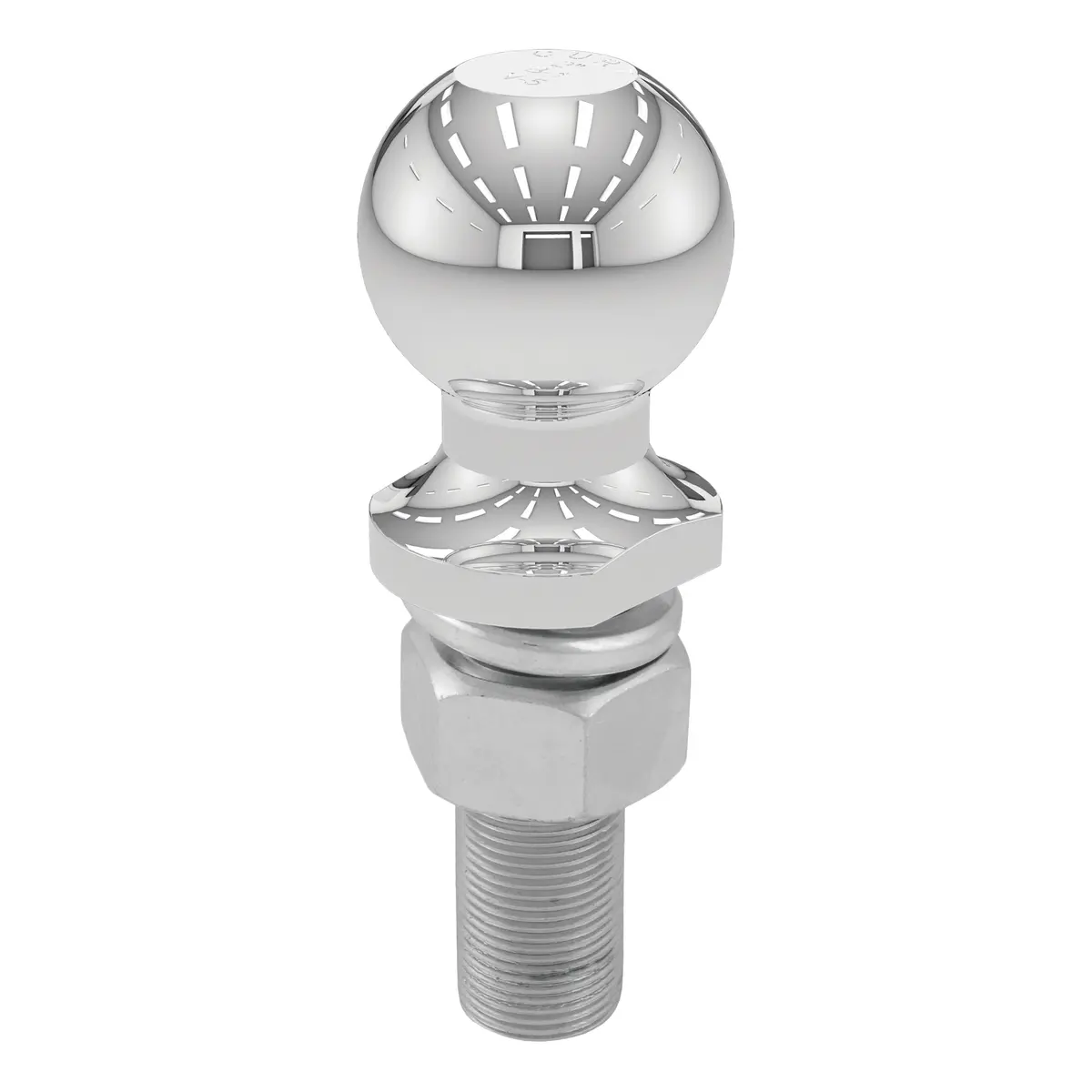 Curt 40020 Chrome Trailer Hitch Ball, 6,000 Lbs., 2-Inch Diameter Tow Ball With 1-Inch X 3-Inch Shank 1