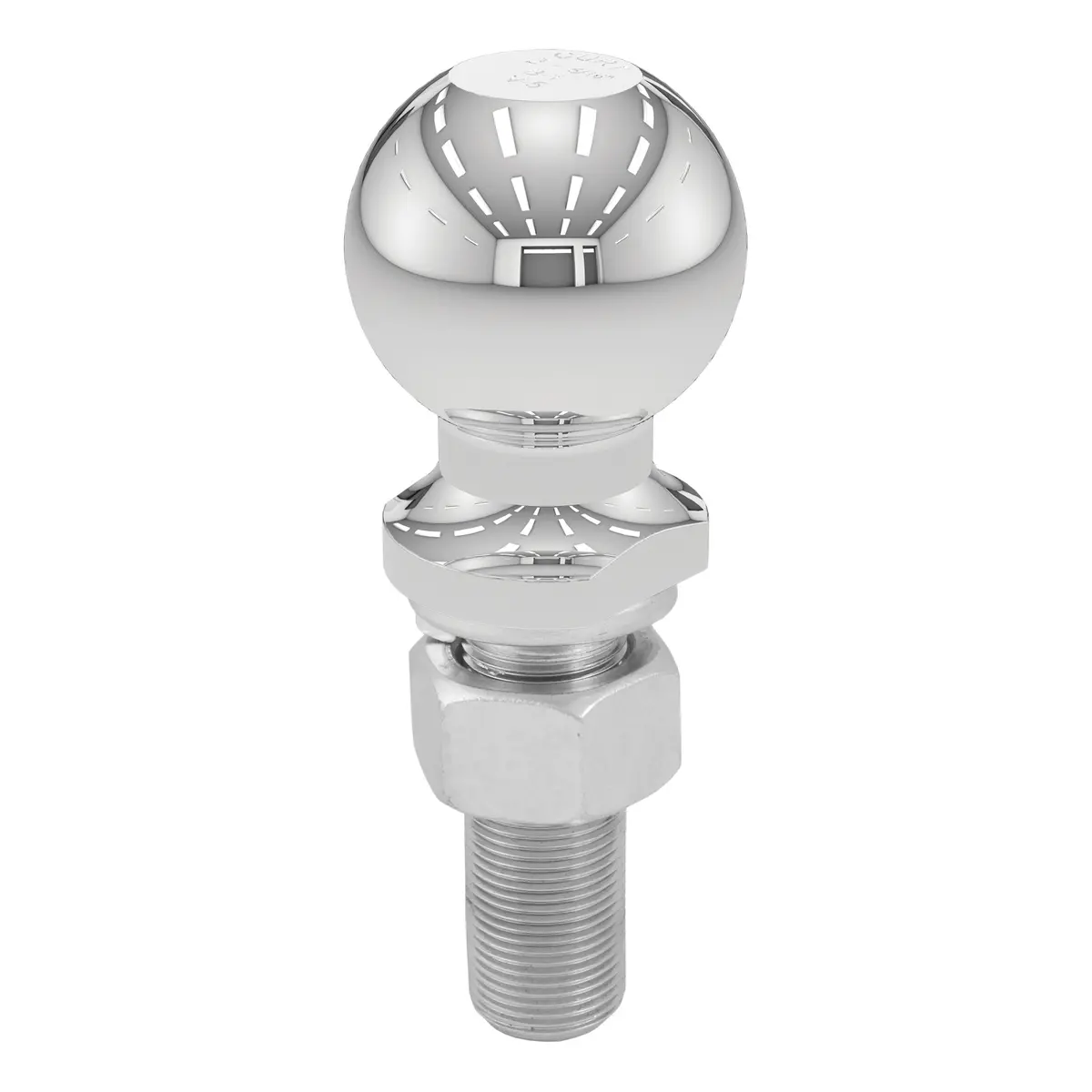 Curt 40021 Chrome Trailer Hitch Ball, 6,000 Lbs., 2-5/16-Inch Diameter Tow Ball With 1-Inch X 3-Inch Shank 1