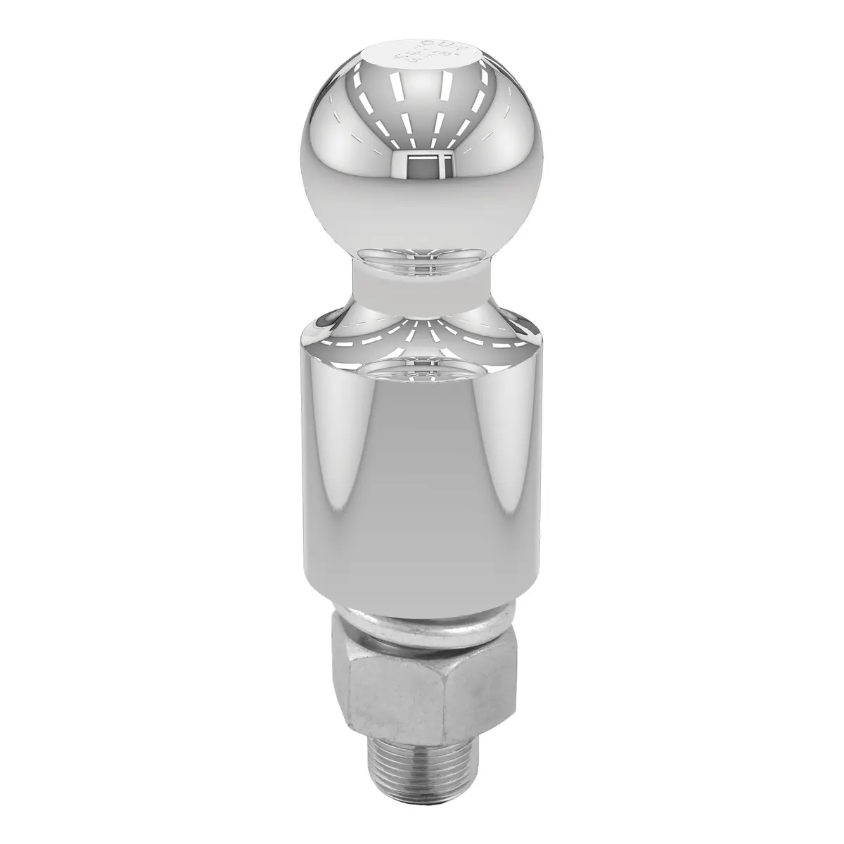 Curt 40032 Chrome Trailer Hitch Ball, 3,500 Lbs., 2-Inch Rise, 1-7/8-Inch Diameter Tow Ball With 1-Inch X 2-1/8-Inch Shank 1