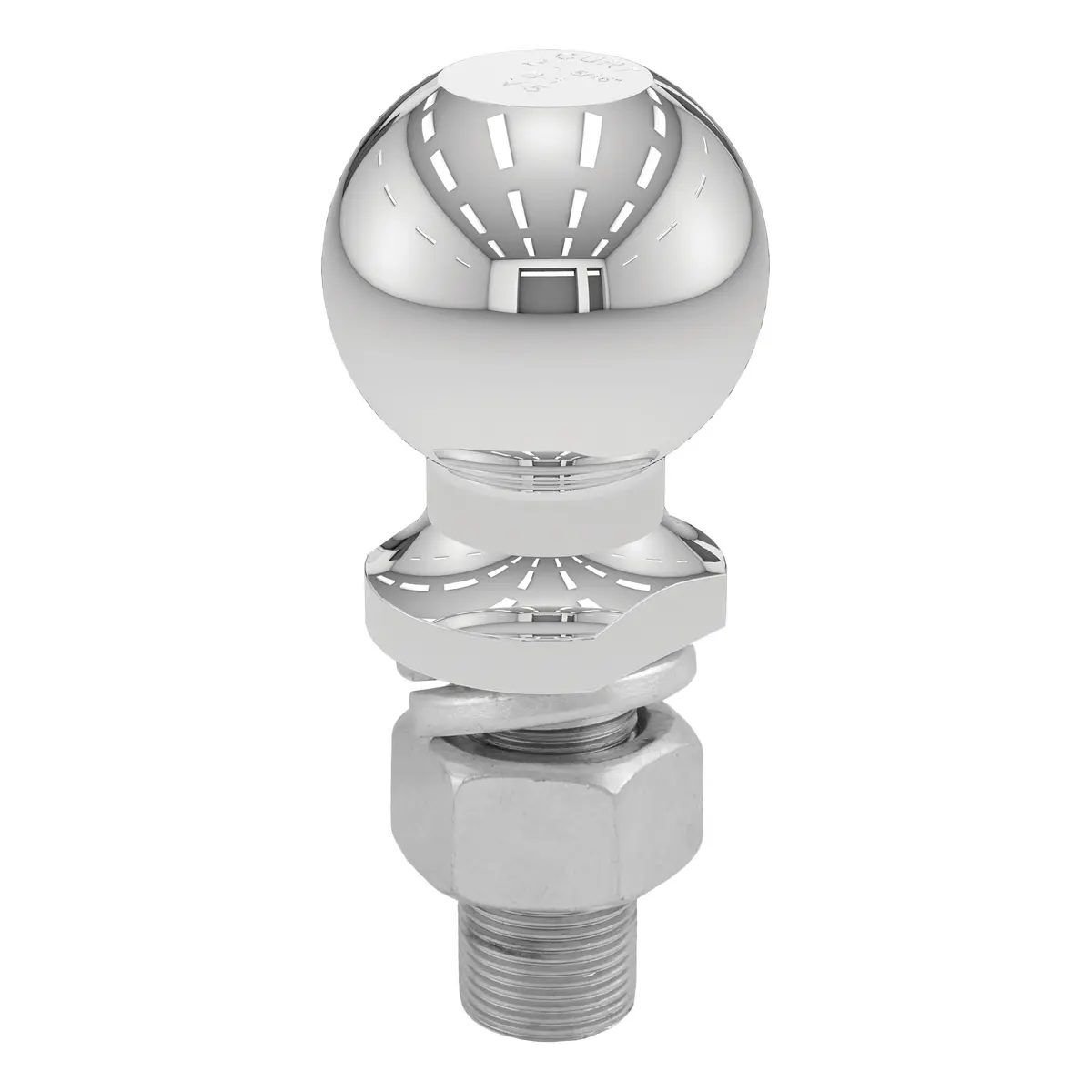 Curt 40039 Chrome Trailer Hitch Ball, 12,000 Lbs., 2-5/16-Inch Diameter Tow Ball With 1-Inch X 2-1/4-Inch Shank 1