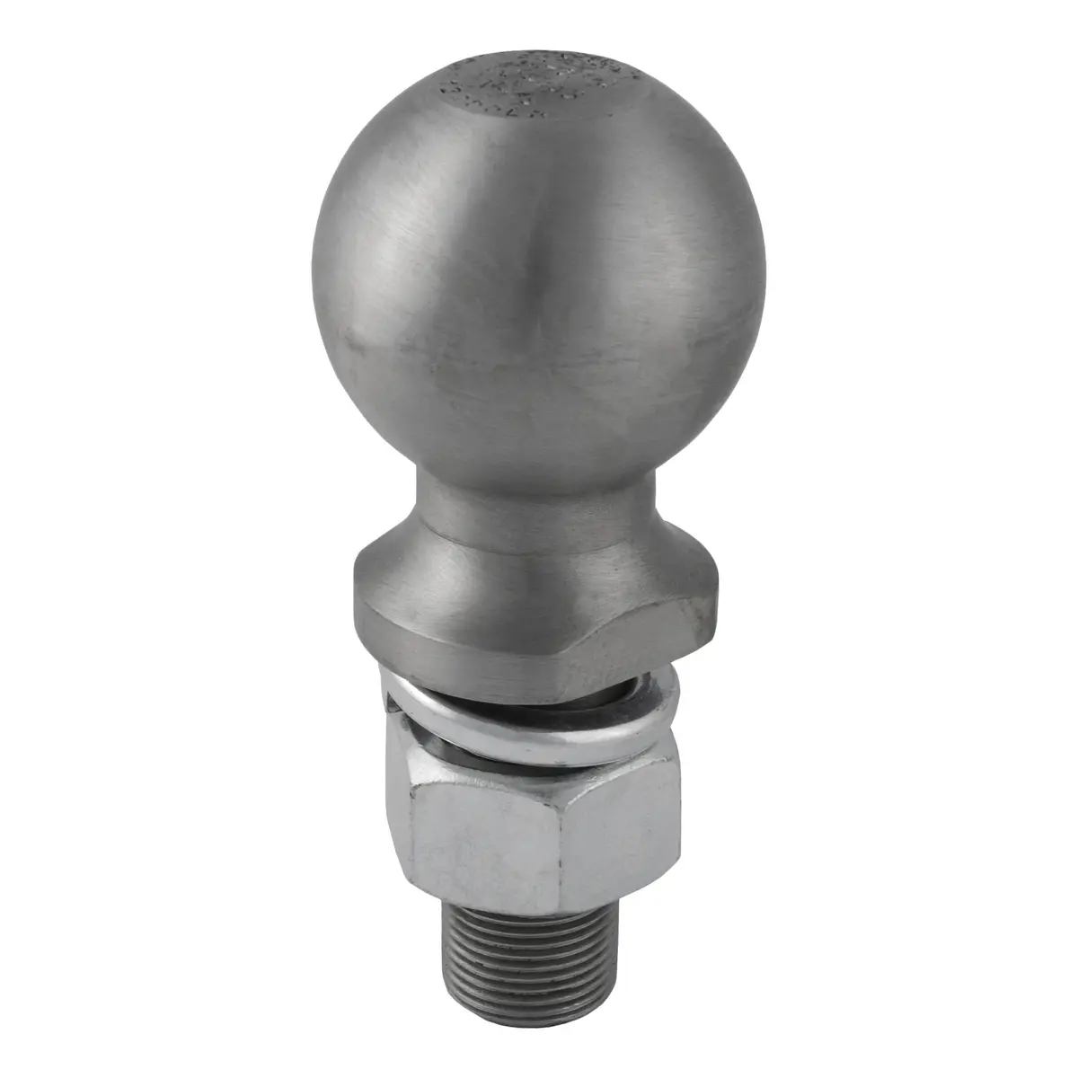 Curt 40042 Raw Steel Trailer Hitch Ball, 12,000 Lbs., 2-5/16-Inch Diameter Tow Ball With 1-Inch X 2-1/4-Inch Shank 1