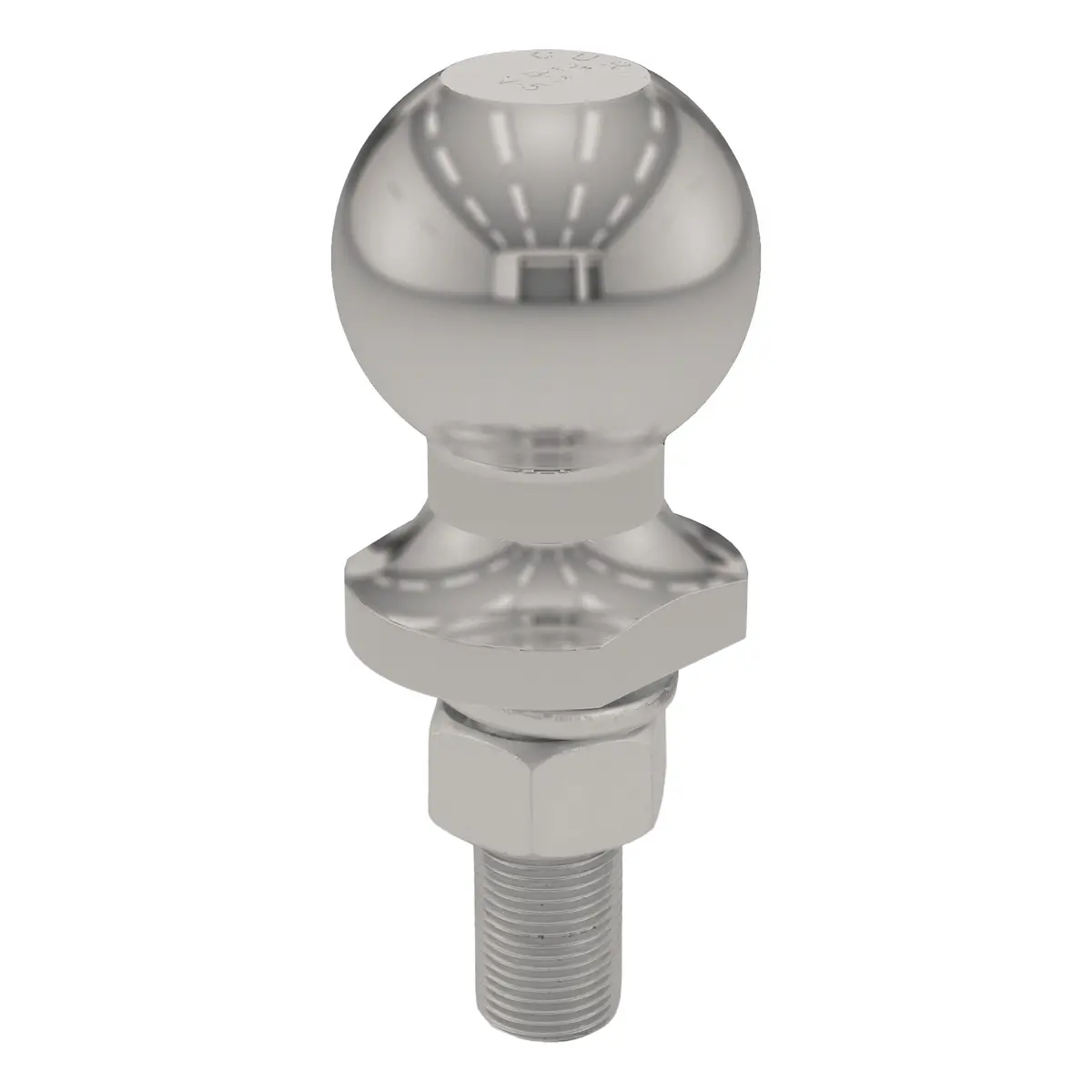 Curt 40052 Stainless Steel Trailer Hitch Ball, 3,500 Lbs., 2-Inch Diameter Tow Ball With 3/4-Inch X 2-1/8-Inch Shank 1