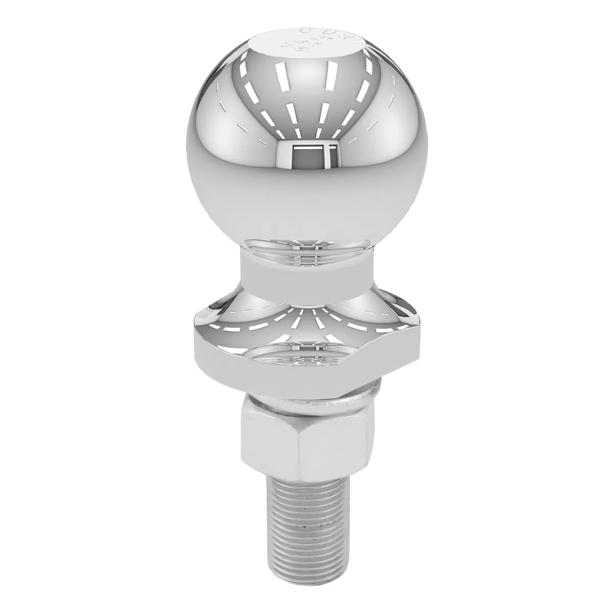 Curt 40065 Chrome Trailer Hitch Ball, 3,500 Lbs., 2-Inch Diameter Tow Ball With 3/4-Inch X 2-1/8-Inch Shank 1