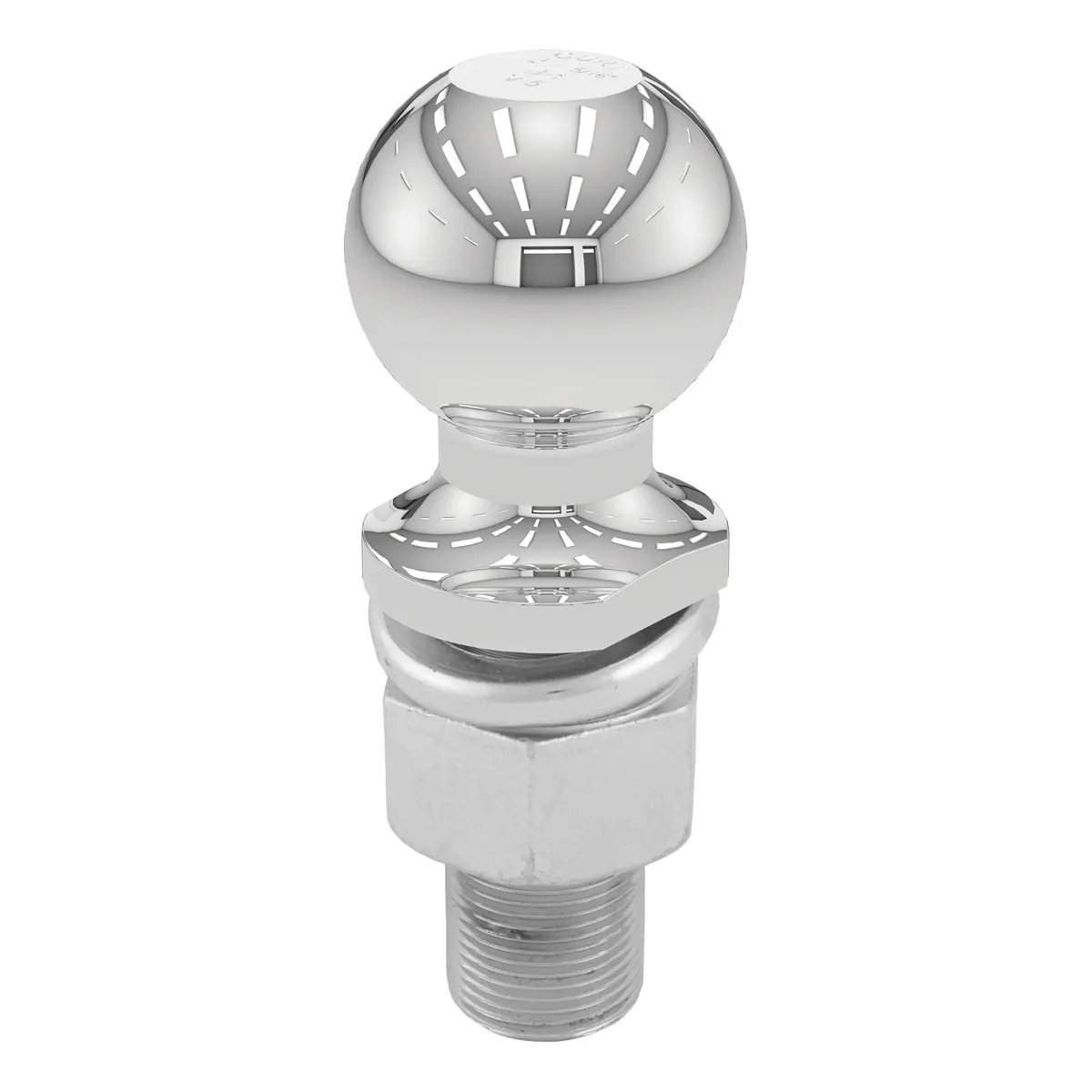 Curt 40076 Chrome Trailer Hitch Ball, 6,000 Lbs., 2-5/16-Inch Diameter Tow Ball With 1-1/4-Inch X 3-Inch Shank 1
