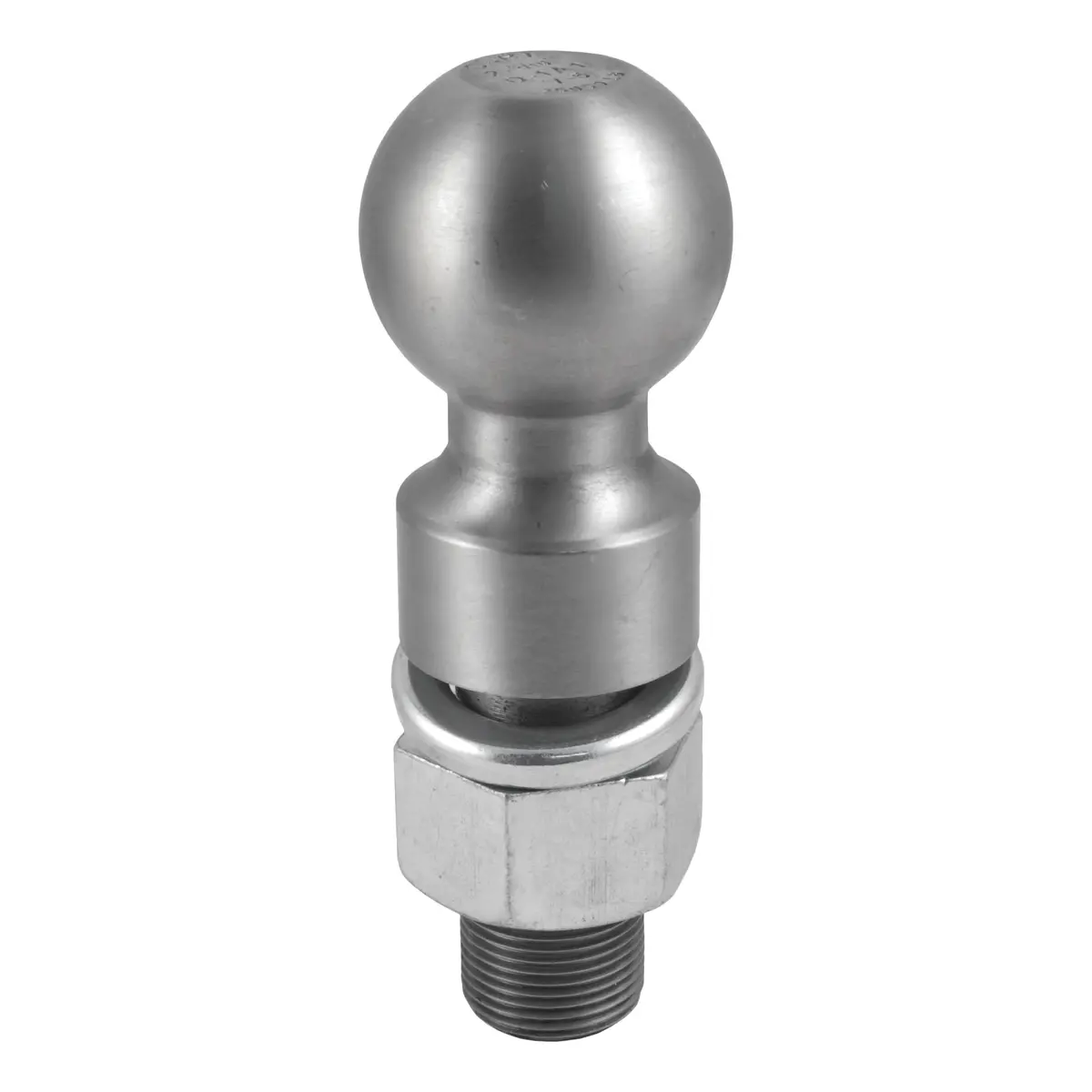 Curt 40086 Raw Steel Trailer Hitch Ball, 25,000 Lbs., 2-5/16-Inch Diameter Tow Ball With 1-1/4-Inch X 2-5/8-Inch Shank 1