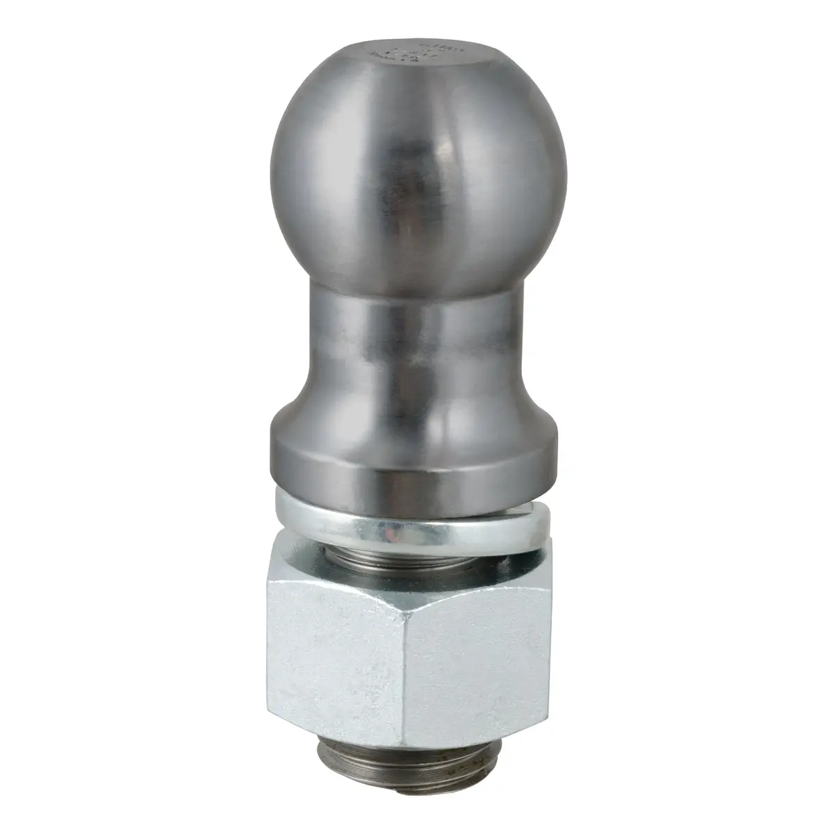 Curt 40092 Raw Steel Trailer Hitch Ball, 30,000 Lbs., 3-Inch Diameter Tow Ball With 2-Inch X 3-1/2-Inch Shank 1