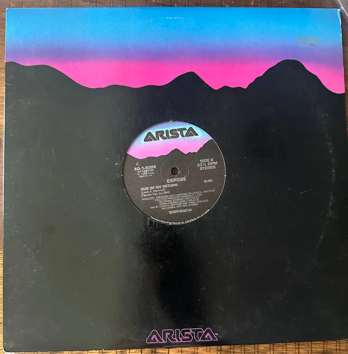 Expose - Point Of No Return 1985 Version 12 Inch Single Lp Vinyl 1