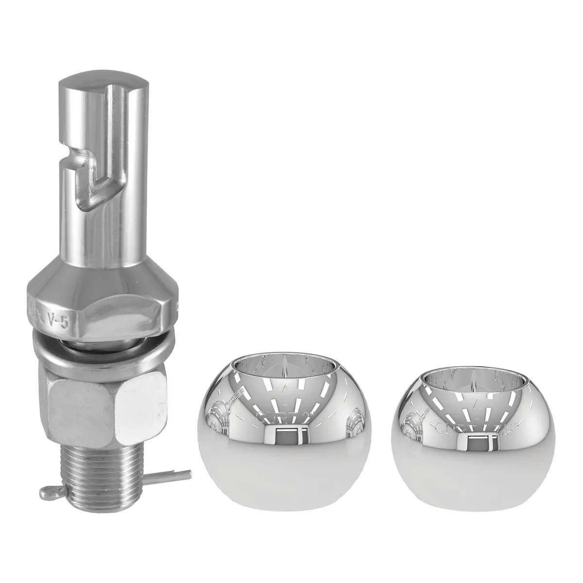 Curt 42178 1-7/8 And 2-Inch Chrome Steel Switch Ball Set, Up To 6,000 Lbs. Gtw 1