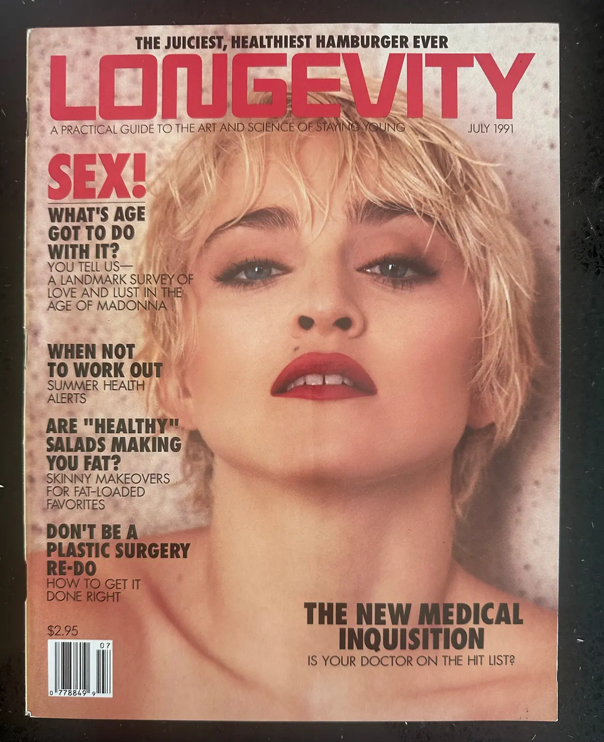Madonna Magazine Longevity  July 1991 1