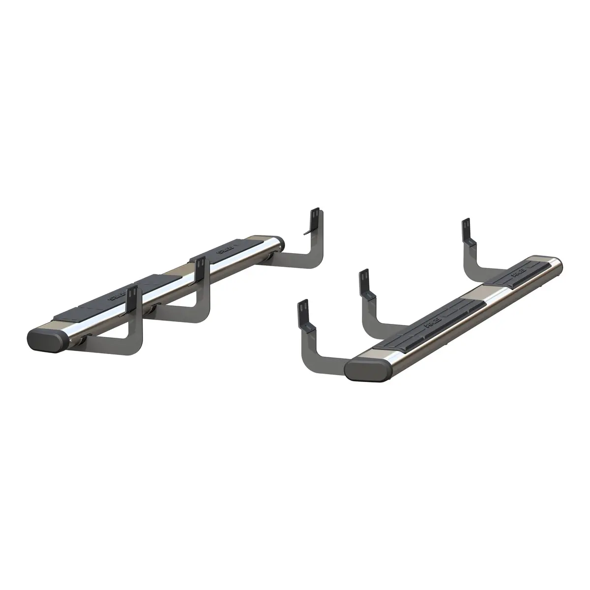 Aries 4444034 75-Inch Oval Polished Stainless Steel Nerf Bars, Select Nissan Titan 1