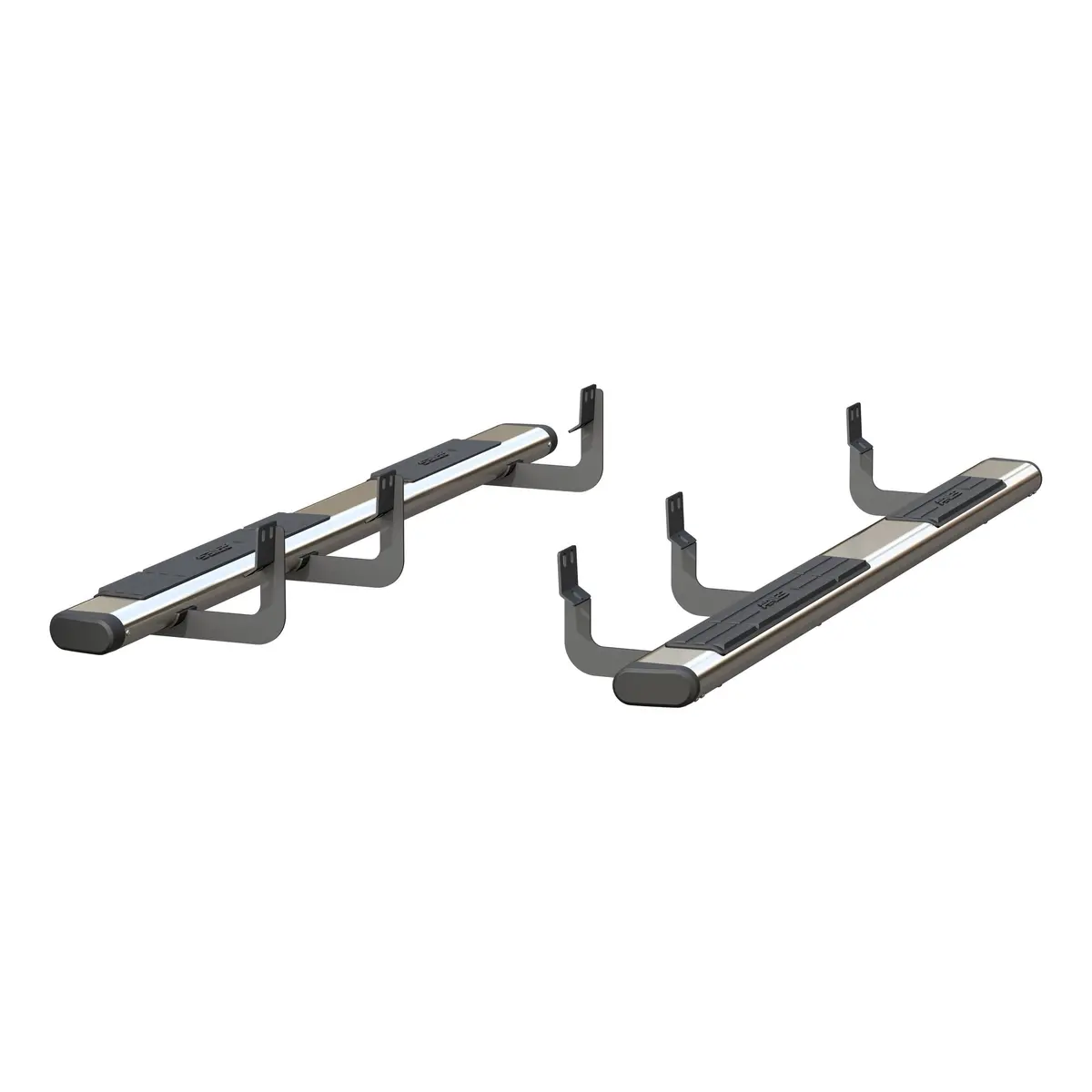 Aries 4444041 85-Inch Oval Polished Stainless Steel Nerf Bars, Select Nissan Titan, Xd, Armada 1