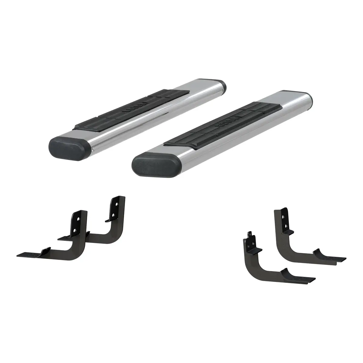Aries 4444043 53-Inch Oval Polished Stainless Steel Nerf Bars, Select Ram 1500, 2500, 3500 1
