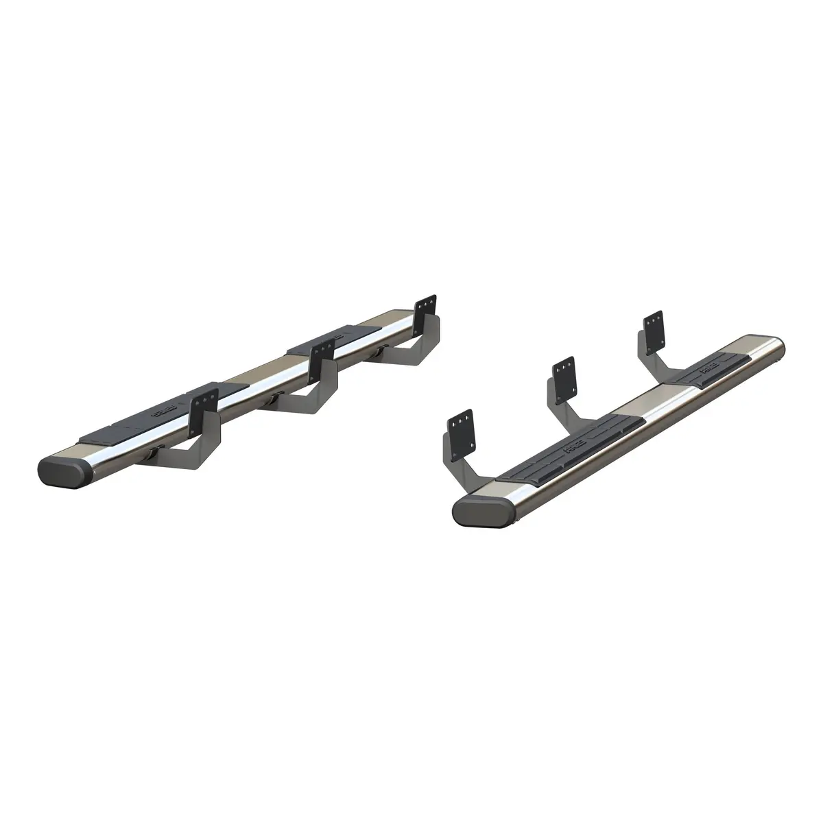 Aries 4444047 91-Inch Oval Polished Stainless Steel Nerf Bars, Select Ram 1500 Crew Cab 1