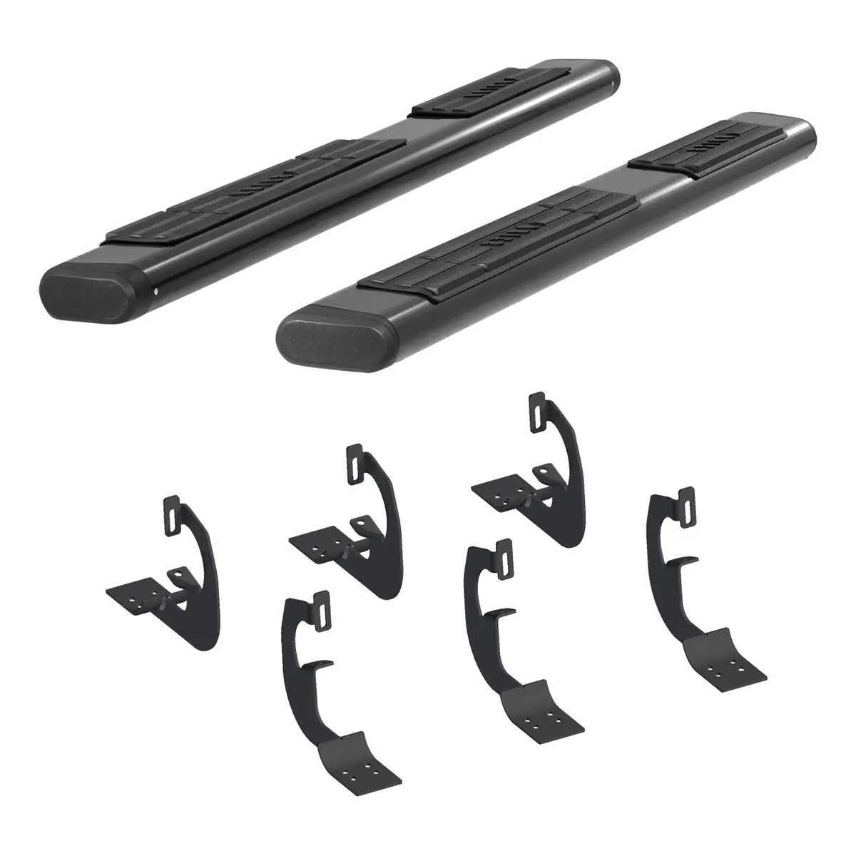 Aries 4445002 75-Inch Oval Black Aluminum Nerf Bars, Select Chevrolet Silverado, Tahoe, Gmc Sierra, Yukon 1
