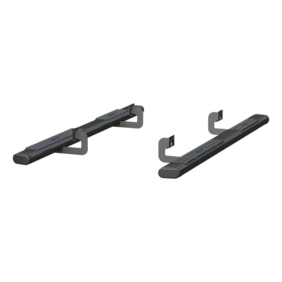 Aries 4445019 85-Inch Oval Black Aluminum Nerf Bars, Select Ford F-150 1
