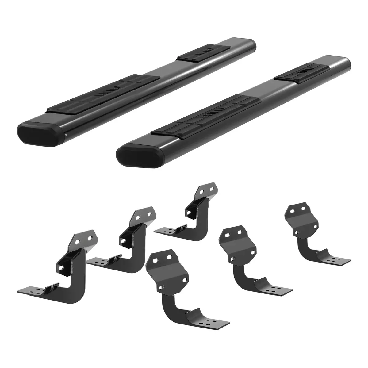 Aries 4445037 75-Inch Oval Black Aluminum Nerf Bars, Select Toyota Tacoma 1