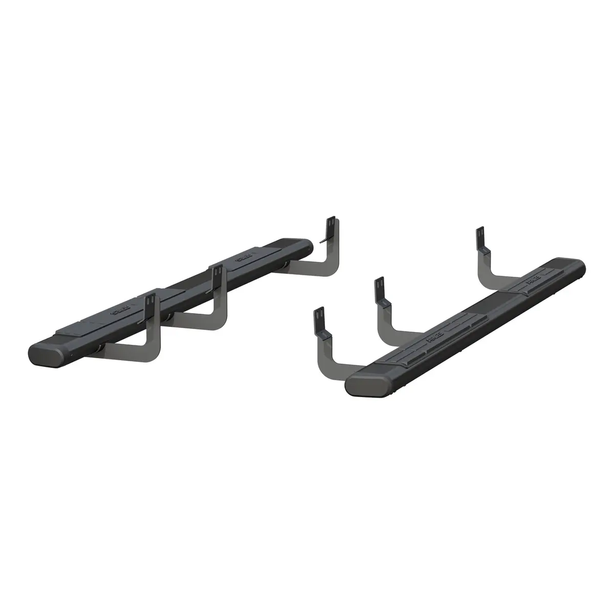 Aries 4445041 85-Inch Oval Black Aluminum Nerf Bars, Select Nissan Titan, Xd, Armada 1