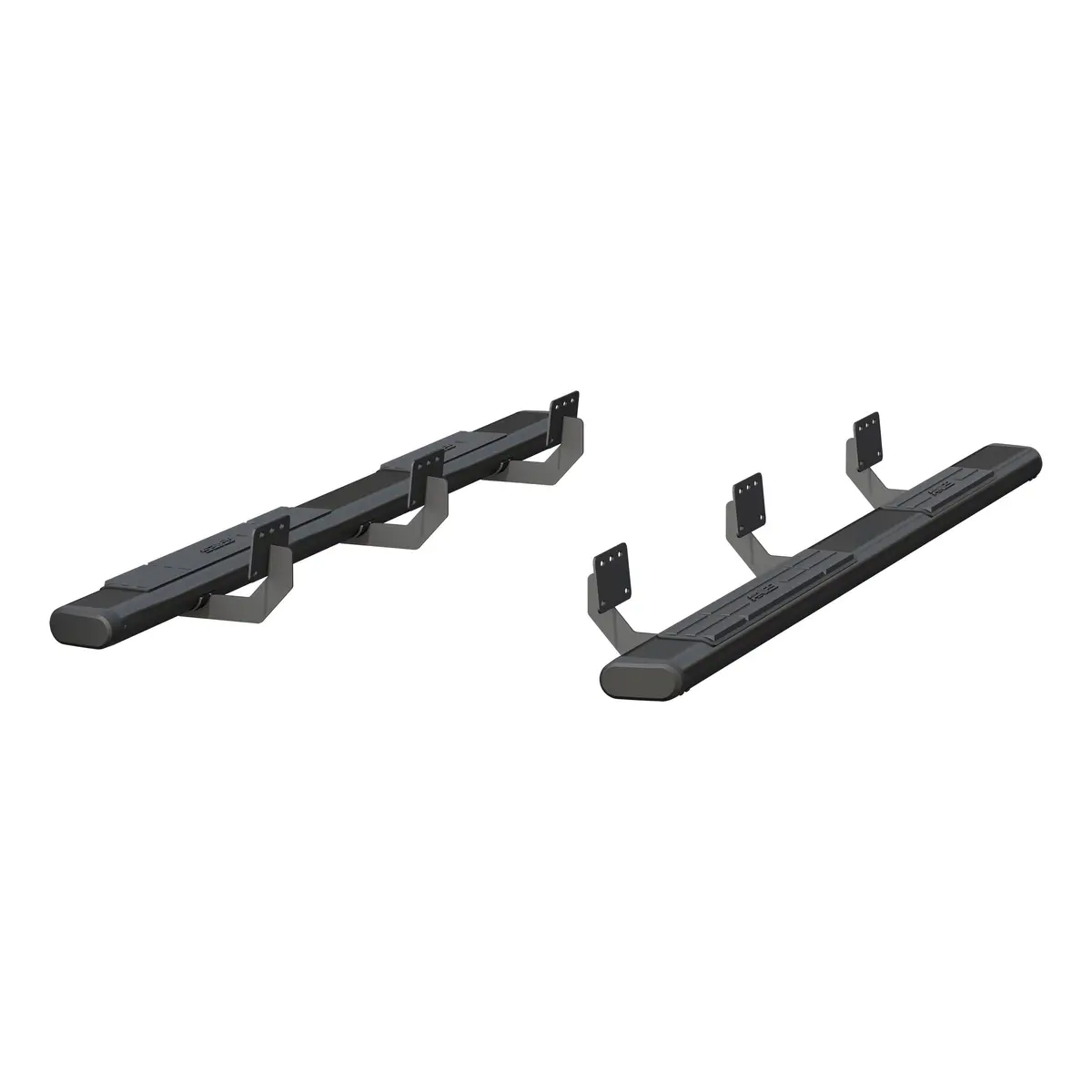 Aries 4445047 91-Inch Oval Black Aluminum Nerf Bars, Select Ram 1500 Crew Cab 1