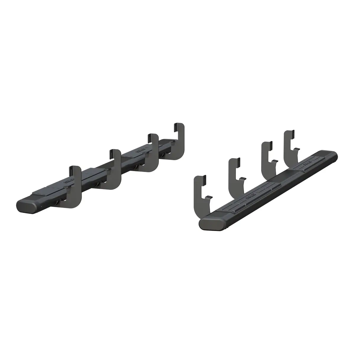 Aries 4445049 91-Inch Oval Black Aluminum Nerf Bars, Select Chevrolet Silverado And Gmc Sierra 1500, 2500, 3500 Hd Crew Cab 1