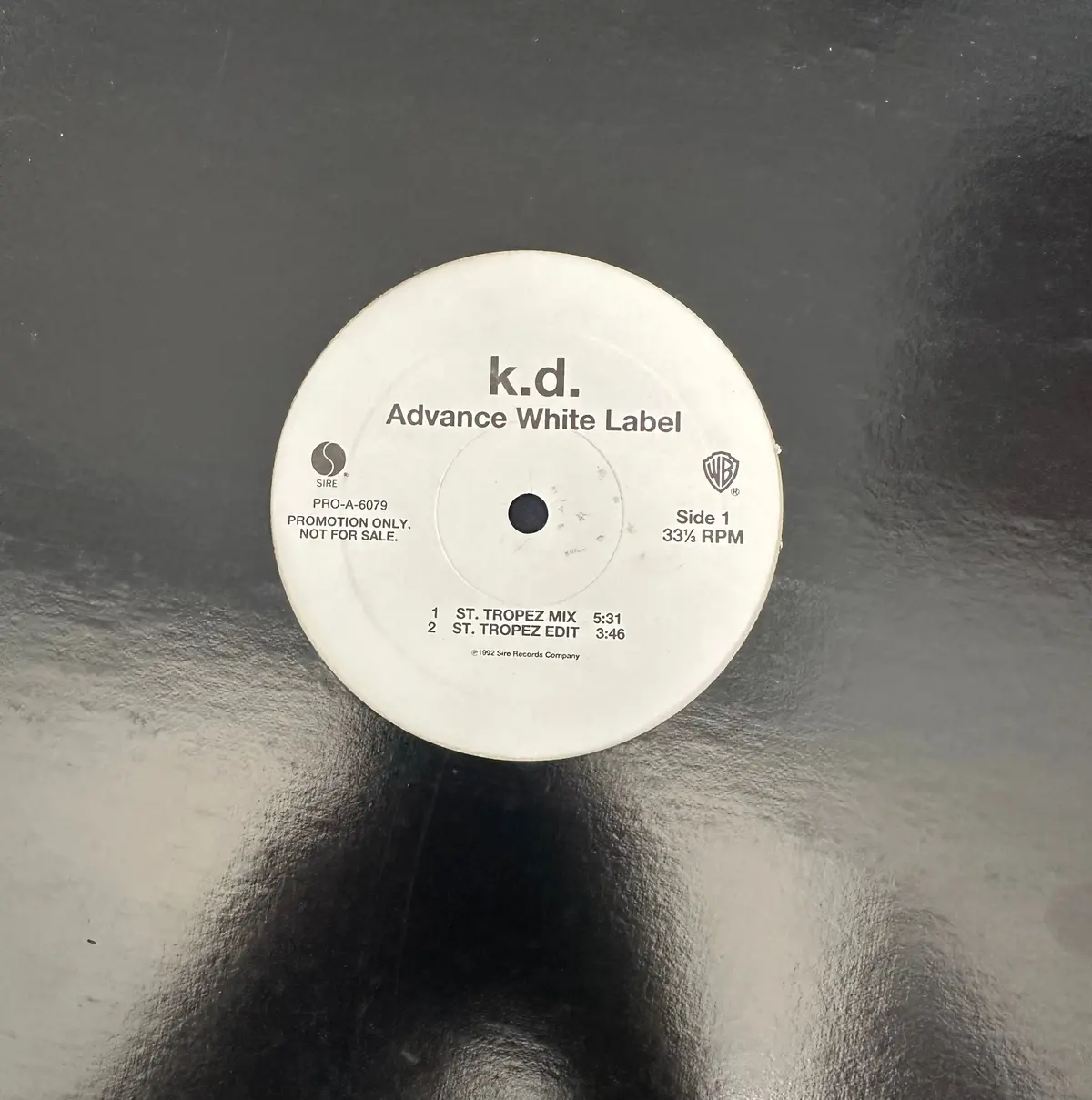 K.D. Lang 12” Single Lp Vinyl -Miss Chatelaine (Promo Advanced 12") - Used 1