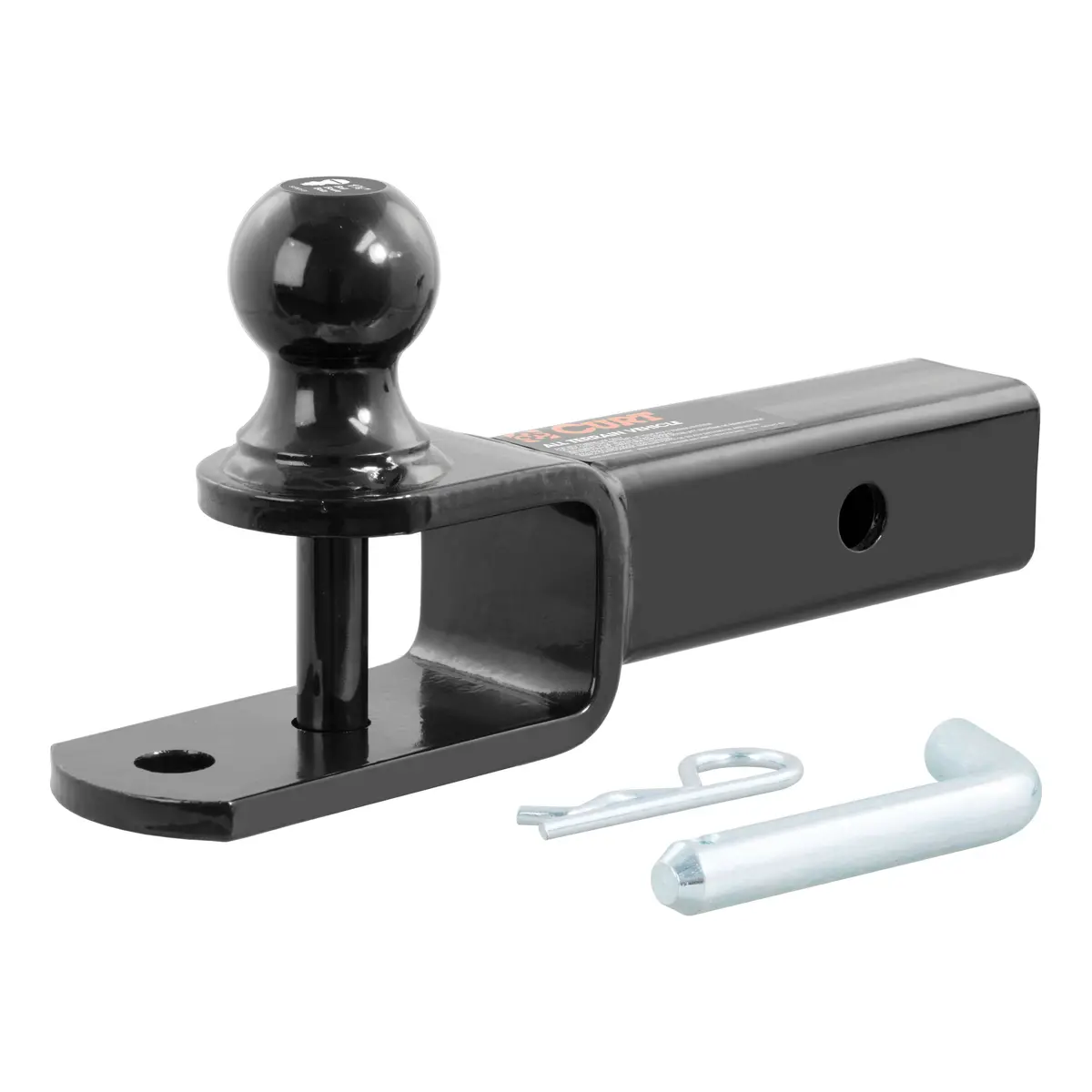 Curt 45005 3-In-1 Atv Hitch Ball Mount, 2-Inch Ball, Clevis Pin, 5/8-Inch Hole, Fits 2-Inch Receiver 1