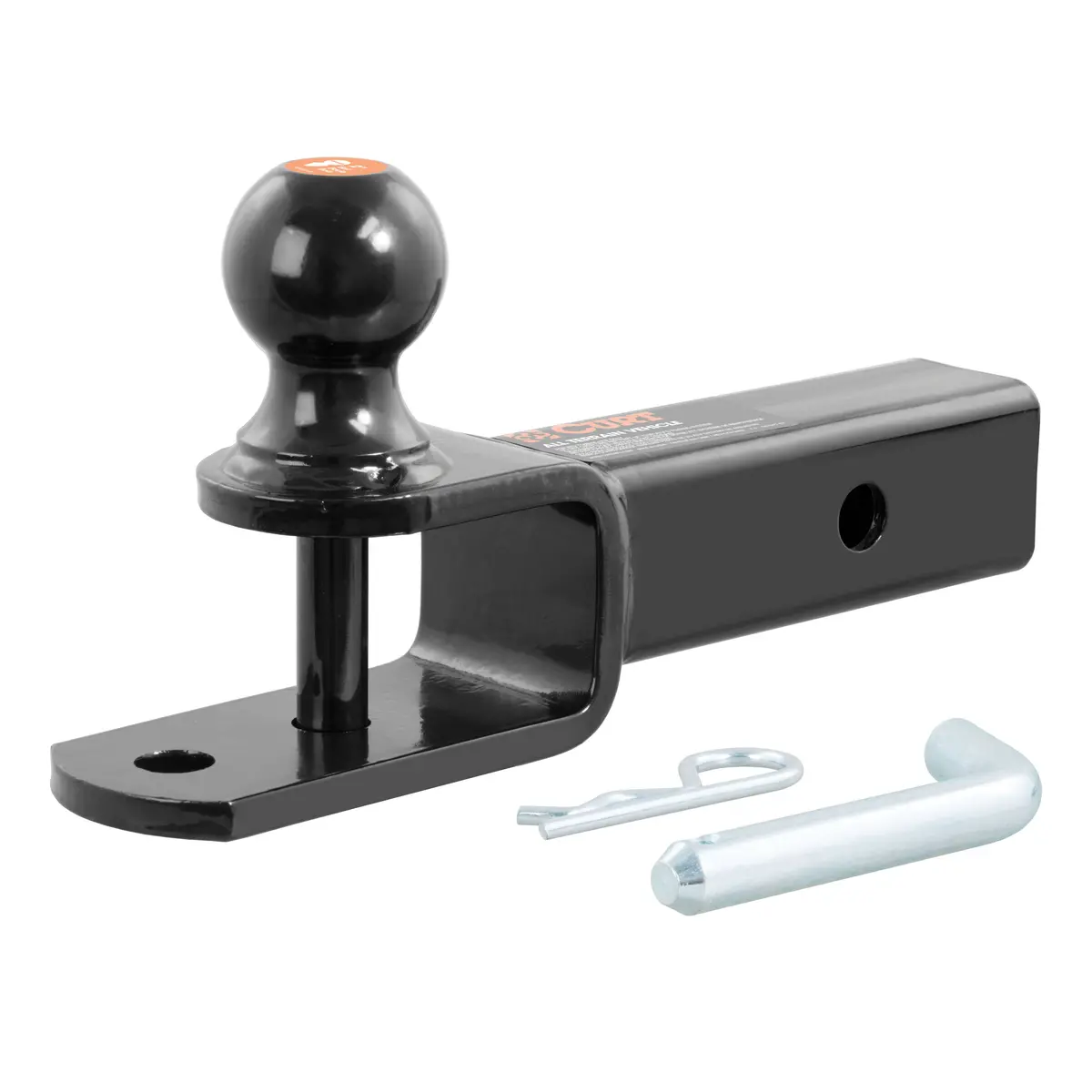 Curt 45009 3-In-1 Atv Hitch, 2-Inch Ball, Clevis Pin, 5/8-Inch Hole, Fits 2" Receiver 1