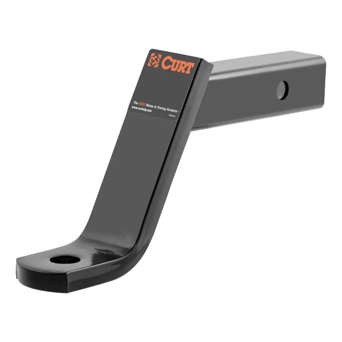 Curt 45070 Class 3 Trailer Hitch Ball Mount, Fits 2-Inch Receiver, 7,500 Lbs. Gtw, 1-Inch Ball Hole, 6-Inch Drop 1