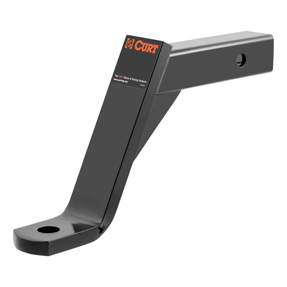 Curt 45090 Class 3 Trailer Hitch Ball Mount, Fits 2-Inch Receiver, 5,000 Lbs. Gtw, 1-Inch Ball Hole, 8-Inch Drop 1