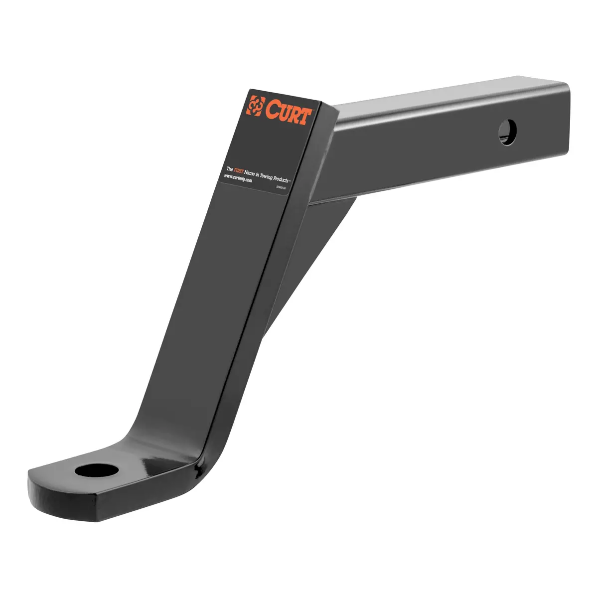Curt 45100 Class 3 Trailer Hitch Ball Mount, Fits 2-Inch Receiver, 5,000 Lbs. Gtw, 1-Inch Ball Hole, 8-Inch Drop 1