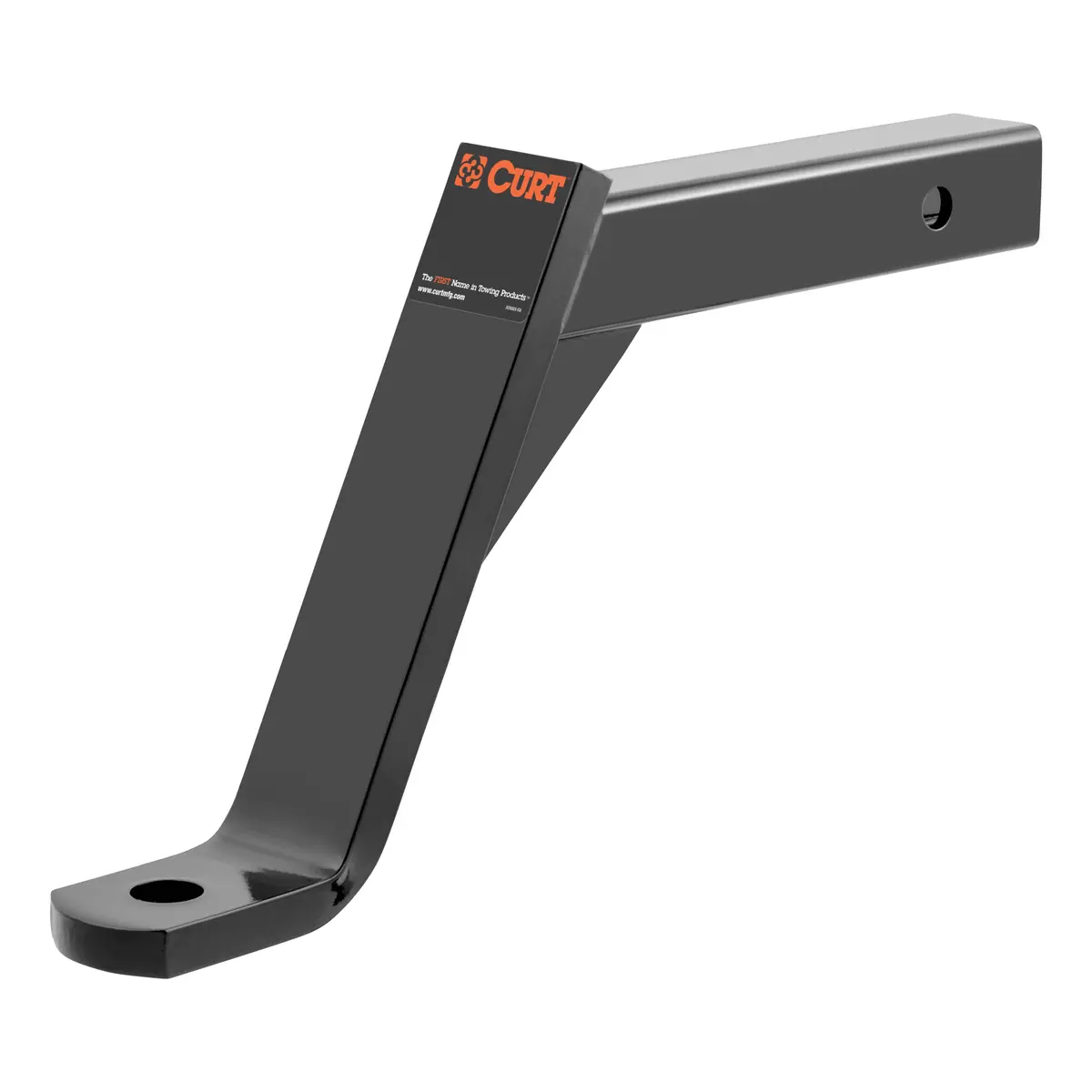 Curt 45112 Class 3 Trailer Hitch Ball Mount, Fits 2-Inch Receiver, 5,000 Lbs. Gtw, 1-Inch Ball Hole, 10-Inch Drop 1