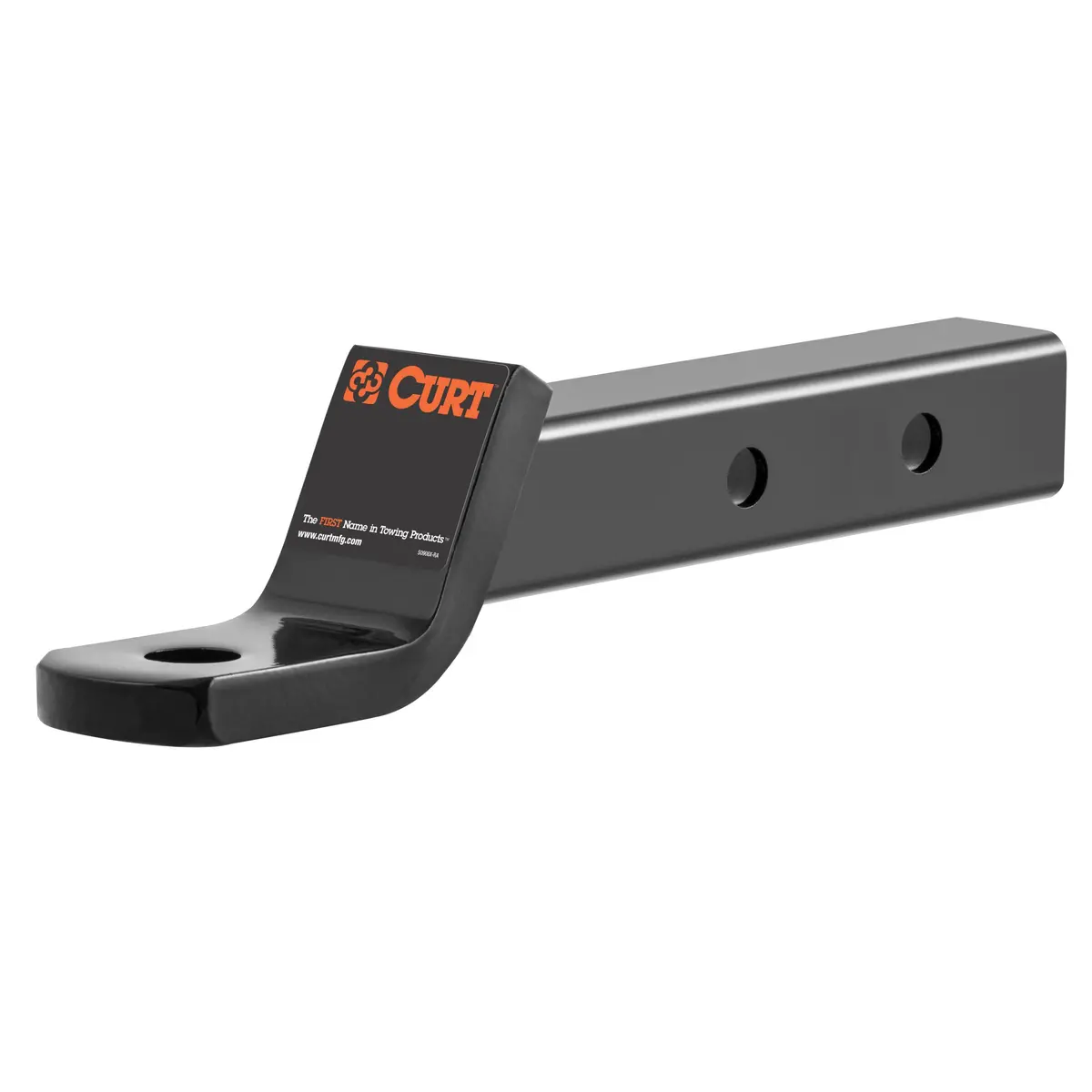 Curt 45220 Dual-Length Trailer Hitch Ball Mount, 7-1/2-Inch Or 10-1/2-Inch Length, Fits 2-Inch Receiver, 7,500 Lbs. Gtw, 1-Inch Ball Hole, 2-Inch Drop, 3/4-Inch Rise 1