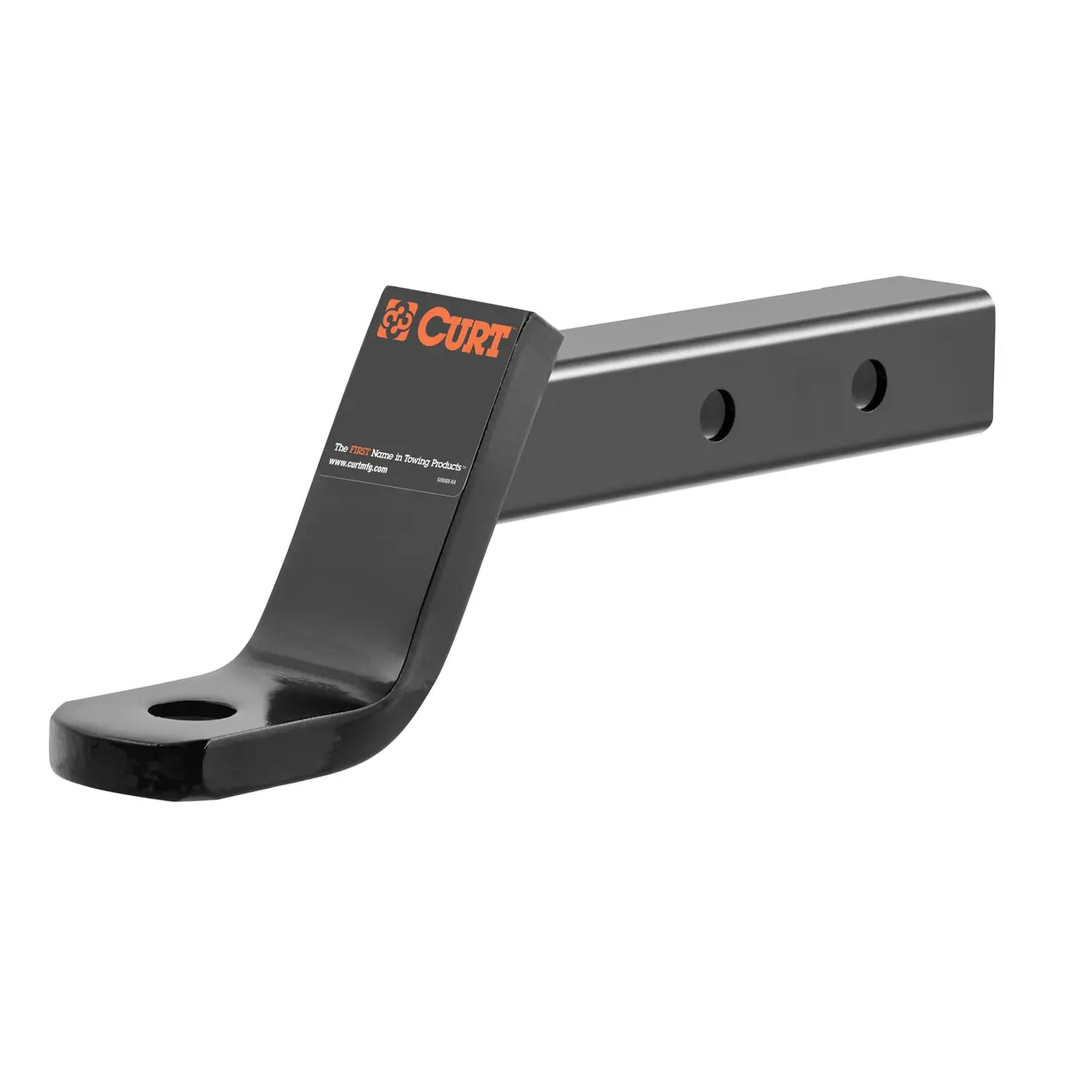 Curt 45230 Dual-Length Trailer Hitch Ball Mount, 8-1/8-Inch Or 11-1/8-Inch Length, Fits 2-Inch Receiver, 7,500 Lbs. Gtw, 1-Inch Ball Hole, 4-Inch Drop, 2-Inch Rise 1