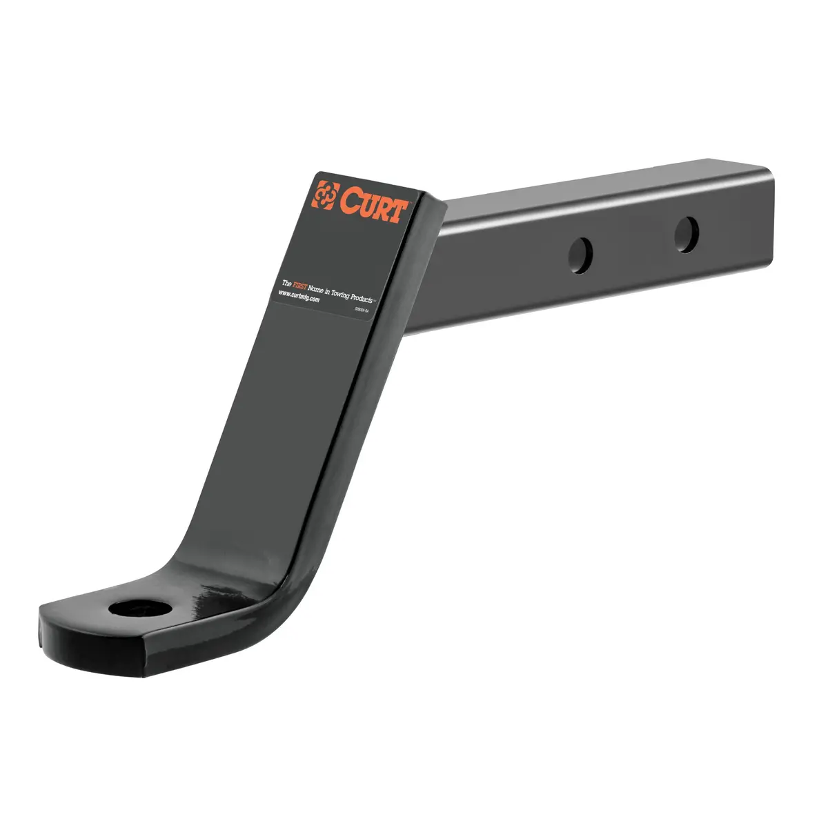 Curt 45240 Dual-Length Trailer Hitch Ball Mount, 9-1/4-Inch Or 12-1/4-Inch Length, Fits 2-Inch Receiver, 7,500 Lbs. Gtw, 1-Inch Ball Hole, 6-Inch Drop 1