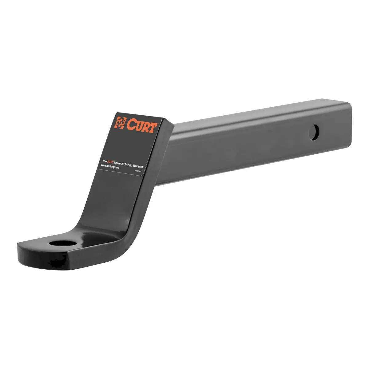 Curt 45270 Class 3 Trailer Hitch Ball Mount, Fits 2-Inch Receiver, 7,500 Lbs. Gtw, 1-Inch Ball Hole, 4-Inch Drop, 2-Inch Rise 1