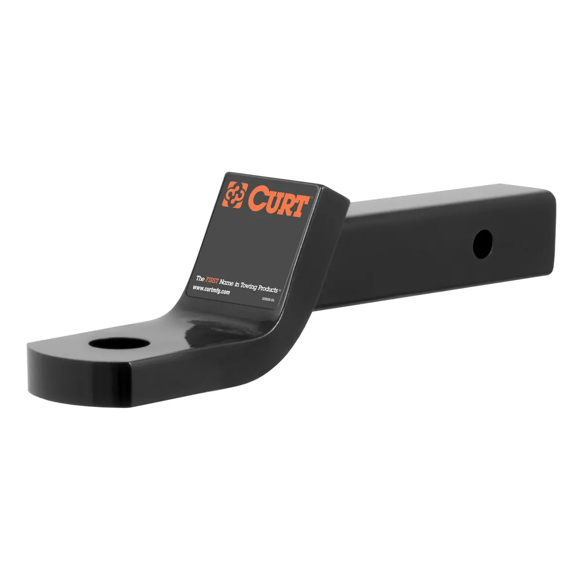 Curt 45312 Class 4 Trailer Hitch Ball Mount, Fits 2-Inch Receiver, 12,000 Lbs. Gtw, 1-1/4-Inch Ball Hole, 2-Inch Drop, 1-Inch Rise 1