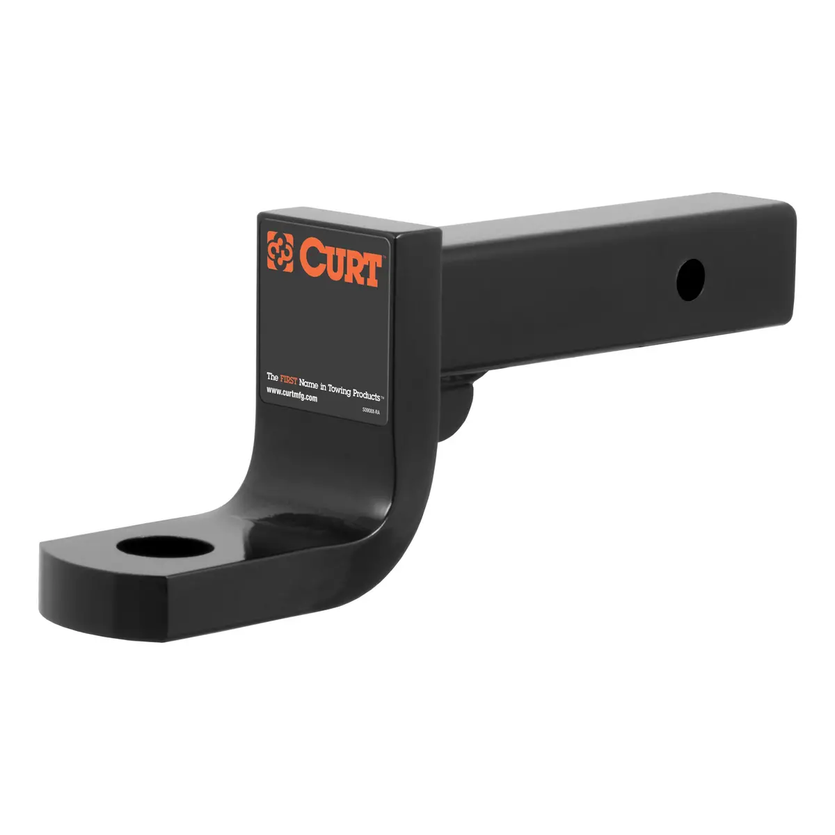 Curt 45313 Class 4 Trailer Hitch Ball Mount, Fits 2-Inch Receiver, 12,000 Lbs. Gtw, 1-1/4-Inch Ball Hole, 4-Inch Drop, 3-Inch Rise 1