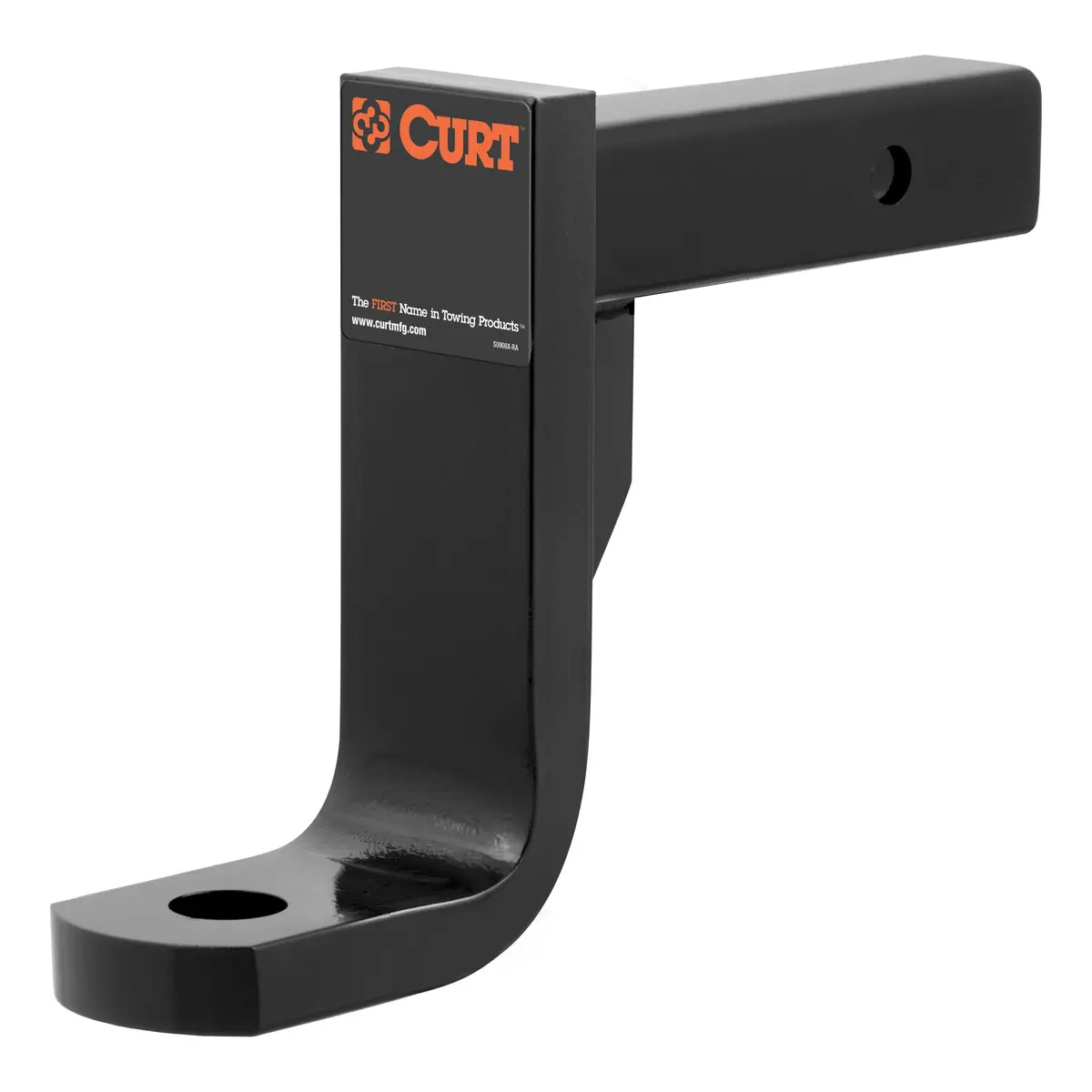 Curt 45338 Class 4 Trailer Hitch Ball Mount, Fits 2-Inch Receiver, 10,000 Lbs. Gtw, 1-1/4-Inch Ball Hole, 8-Inch Drop, 6-3/4-Inch Rise 1